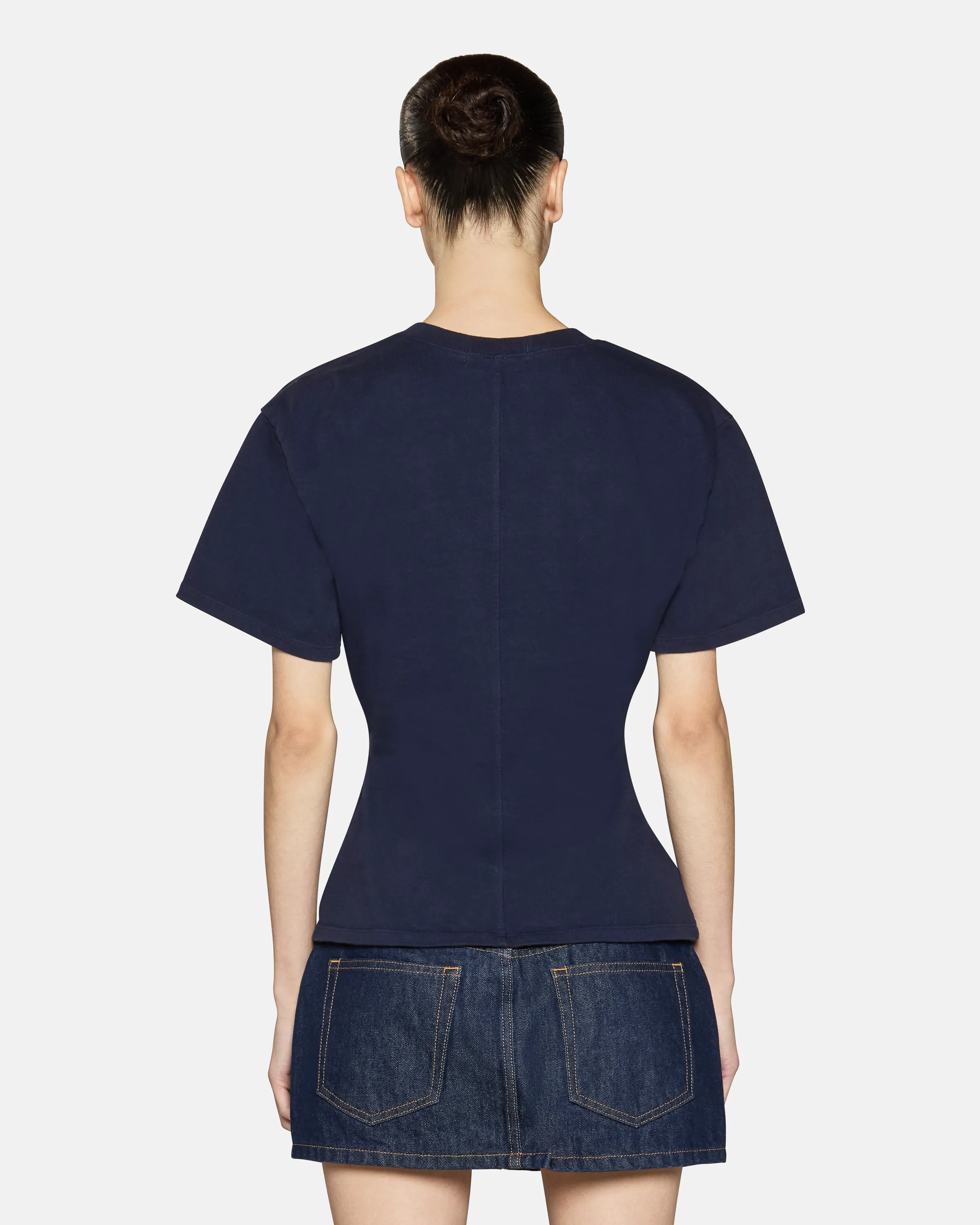 Eero Tee Navy sold by EB Denim product image thumbnail 4