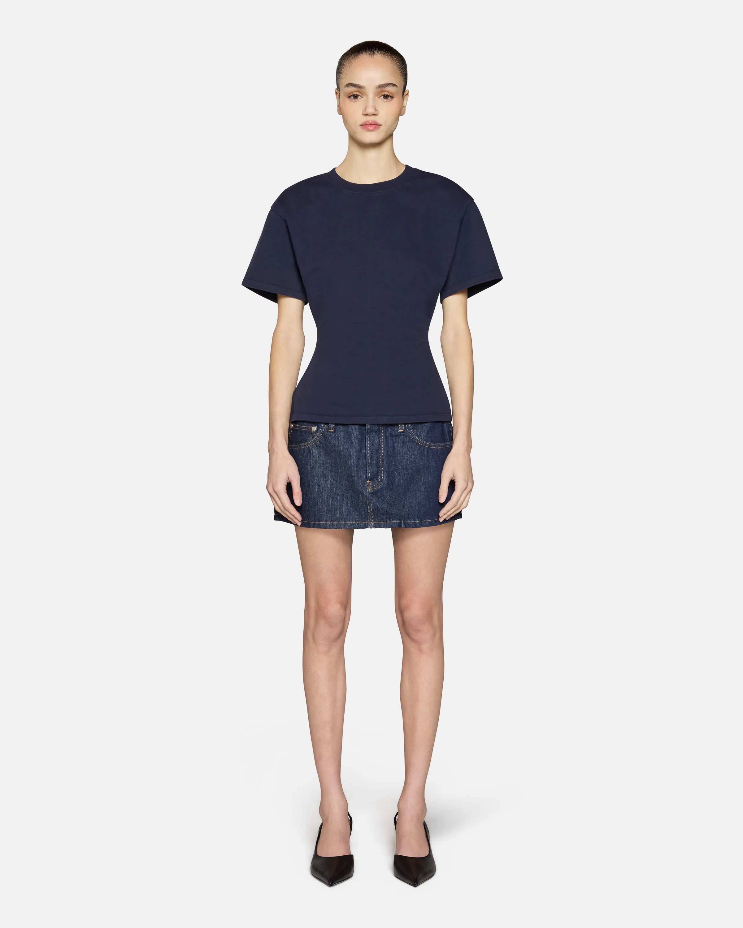 Eero Tee Navy sold by EB Denim