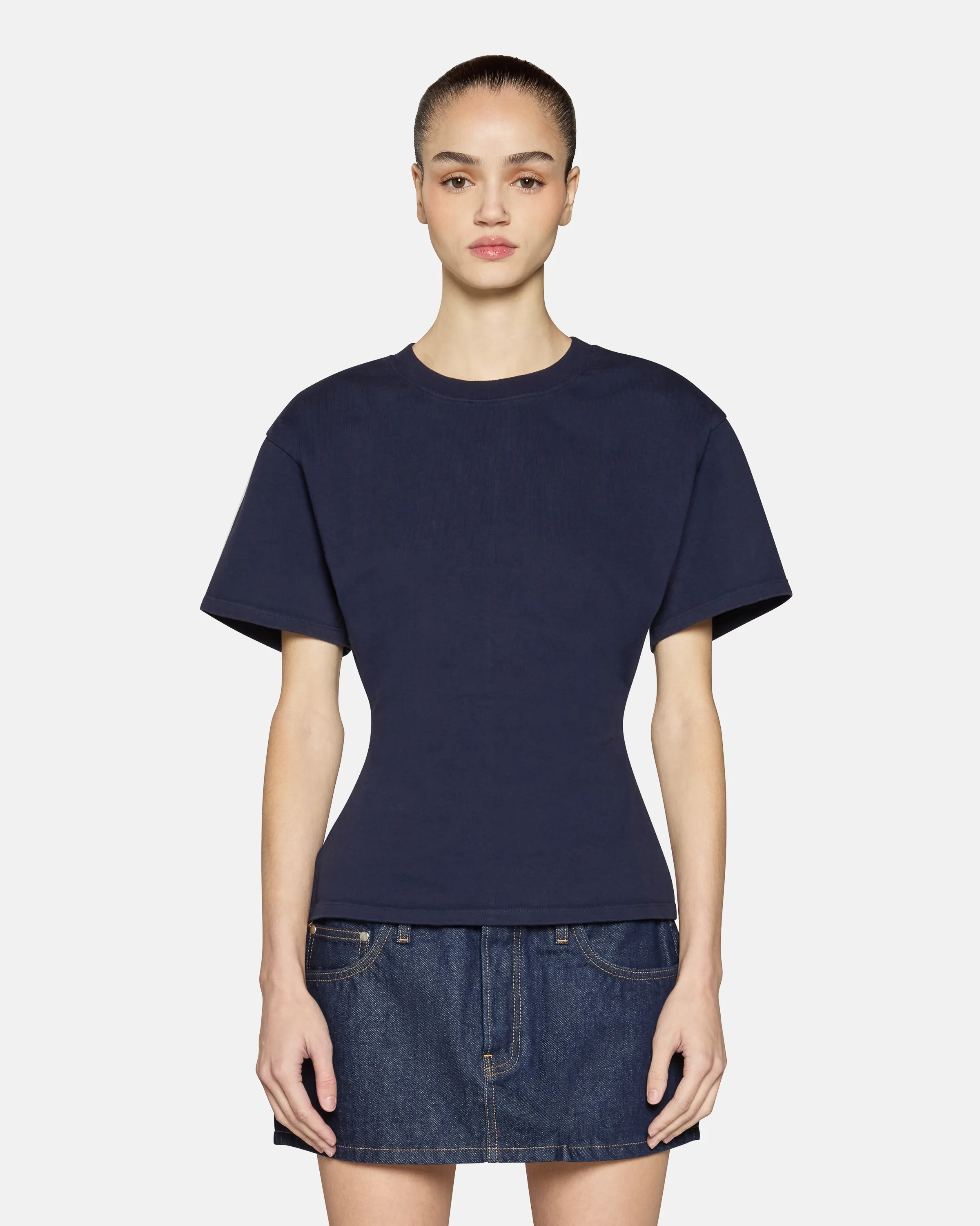Eero Tee Navy sold by EB Denim product image thumbnail 2