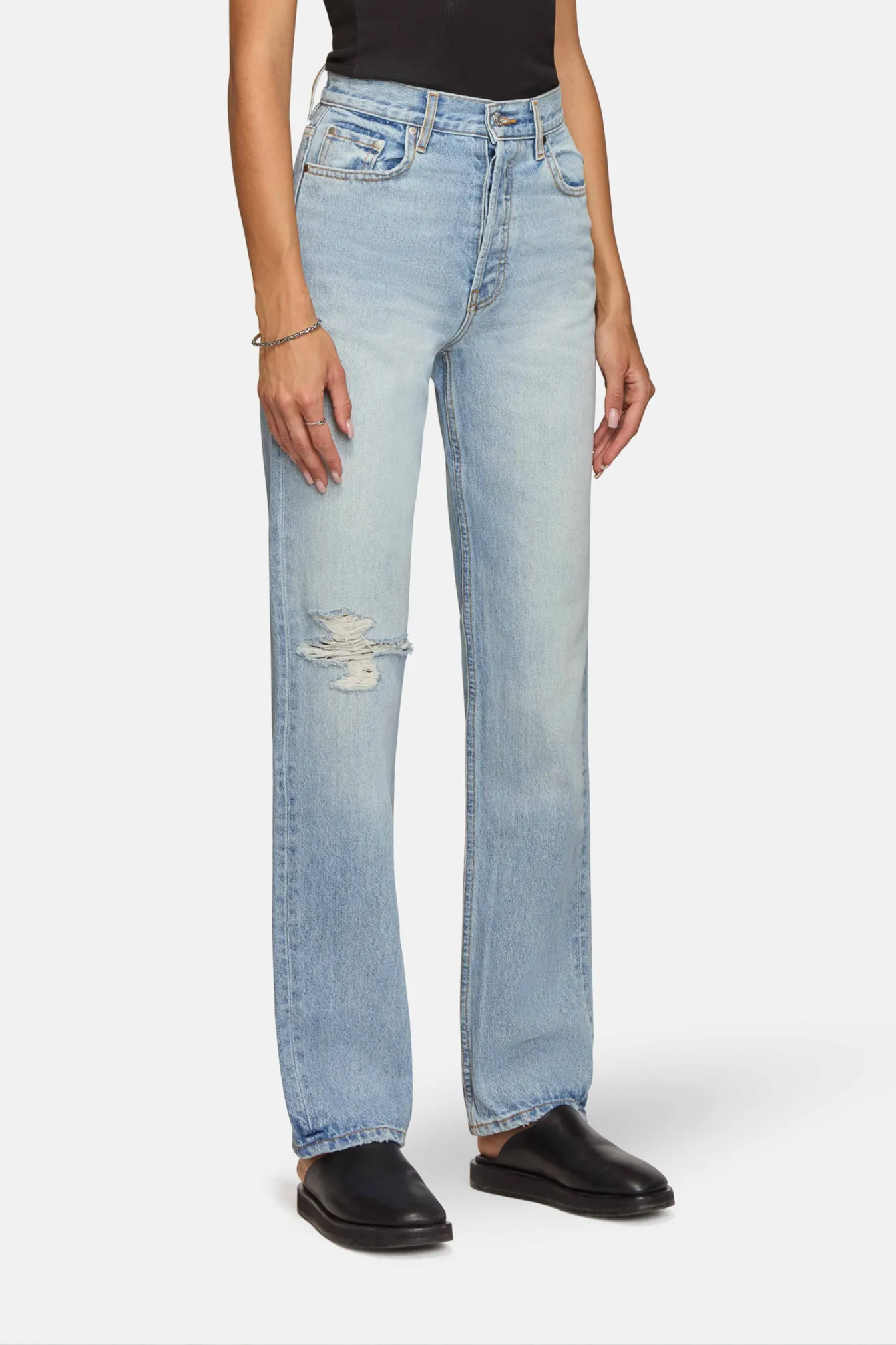 High Rise Straight Highland sold by EB Denim product image thumbnail 3