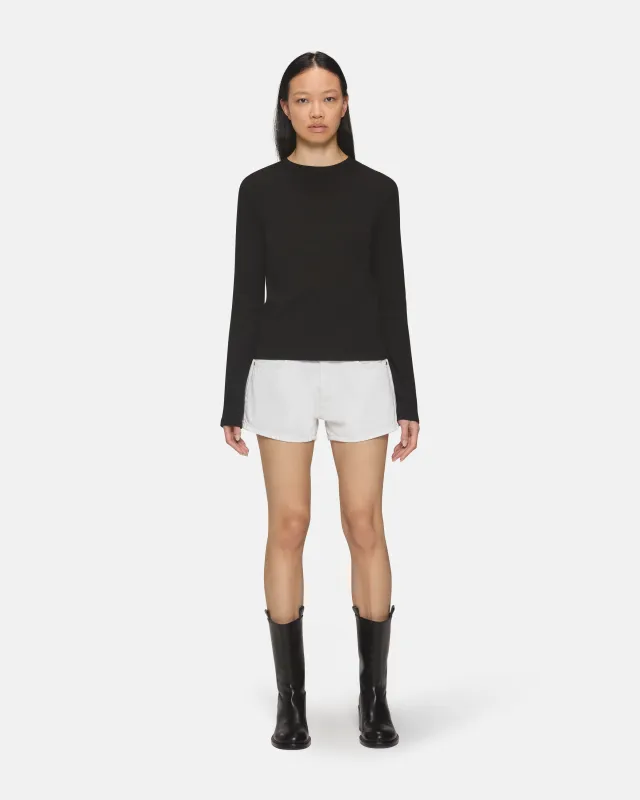 Long Sleeve Perfect Tee Black sold by EB Denim