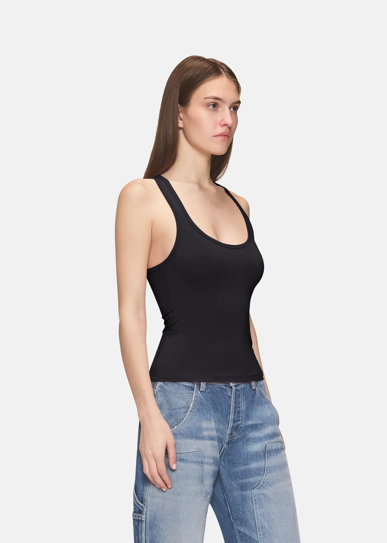 Lucy Racer Back Tank Asphalt sold by EB Denim product image thumbnail 3