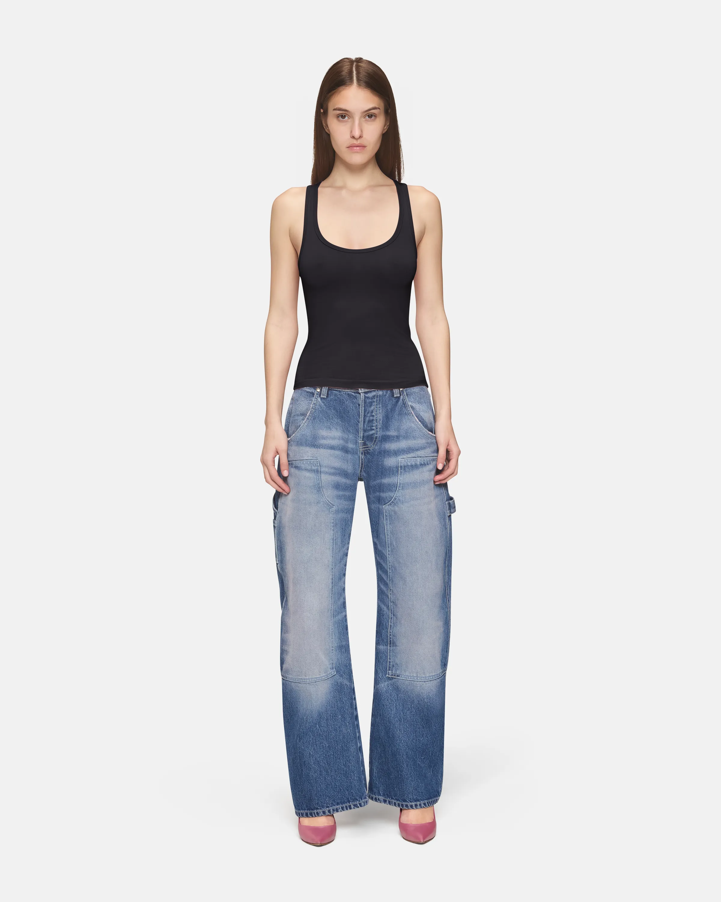 Lucy Racer Back Tank Asphalt sold by EB Denim