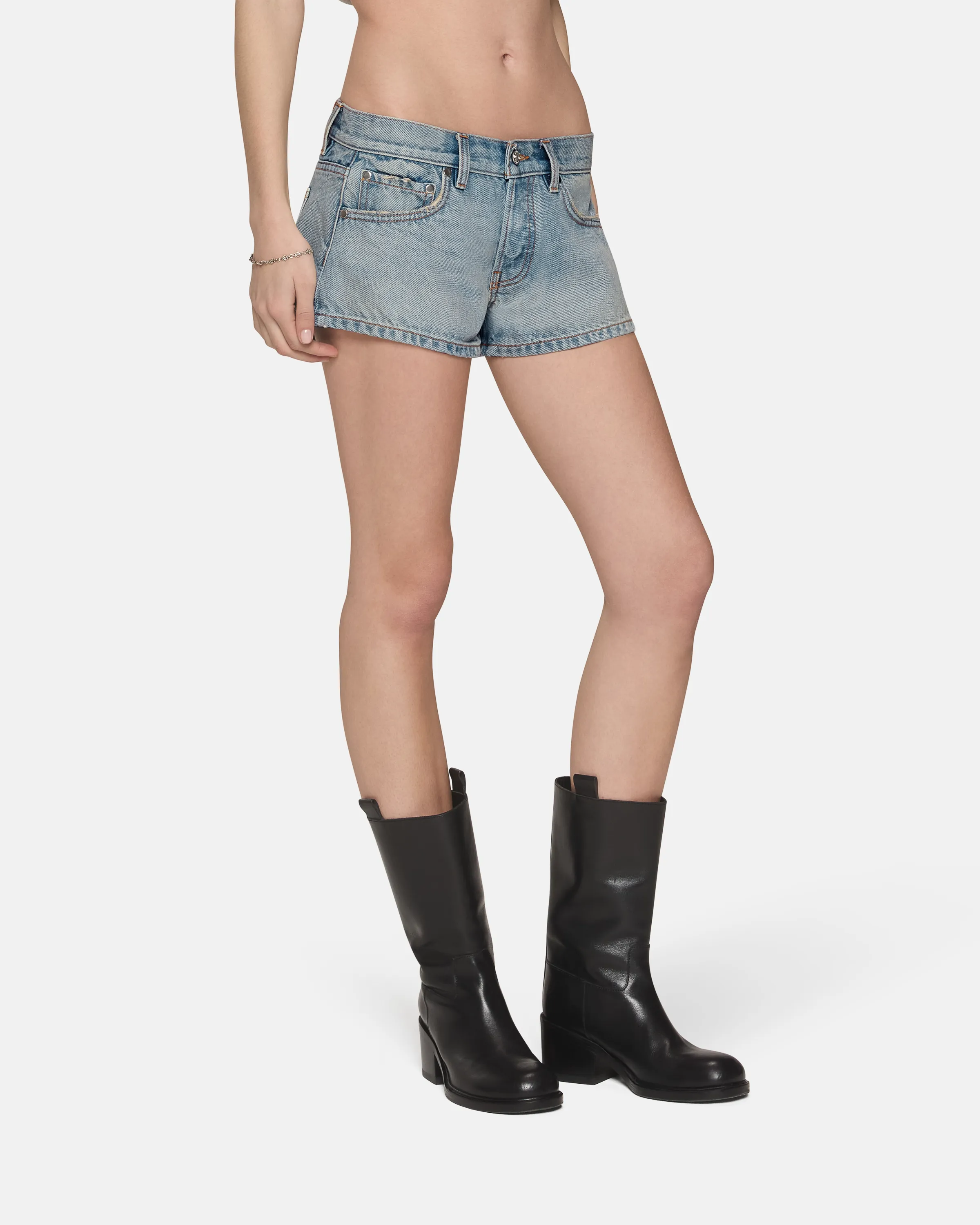 Portman Low Rise Shorts Nomad sold by EB Denim product image thumbnail 3