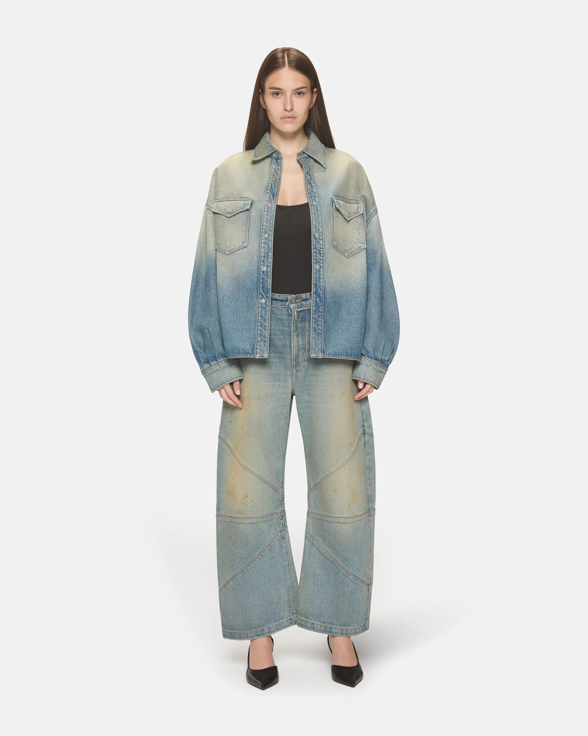 Freddy Cropped Barrel Stonefield sold by EB Denim
