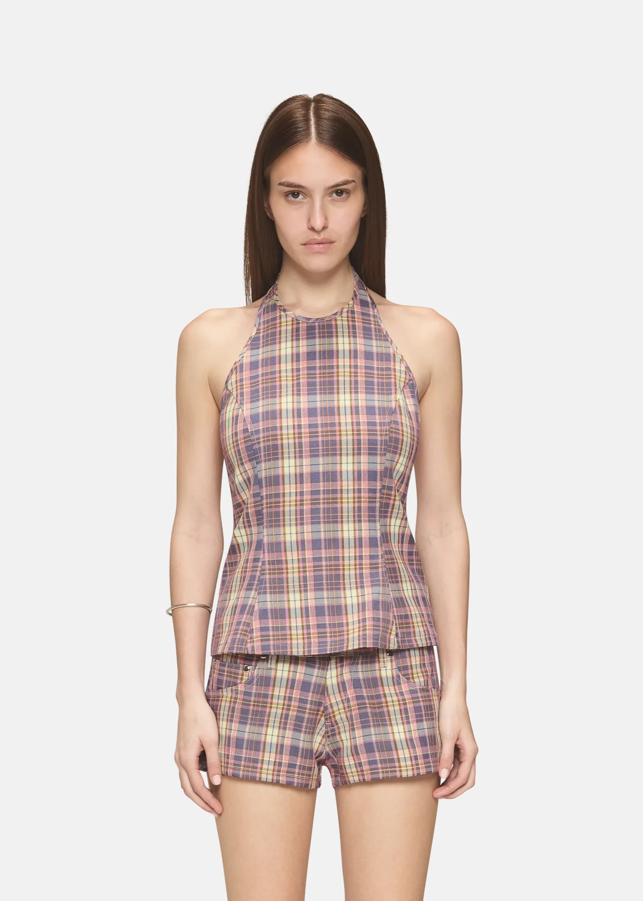 Iris Tank Prairie Sunset Plaid sold by EB Denim product image thumbnail 2