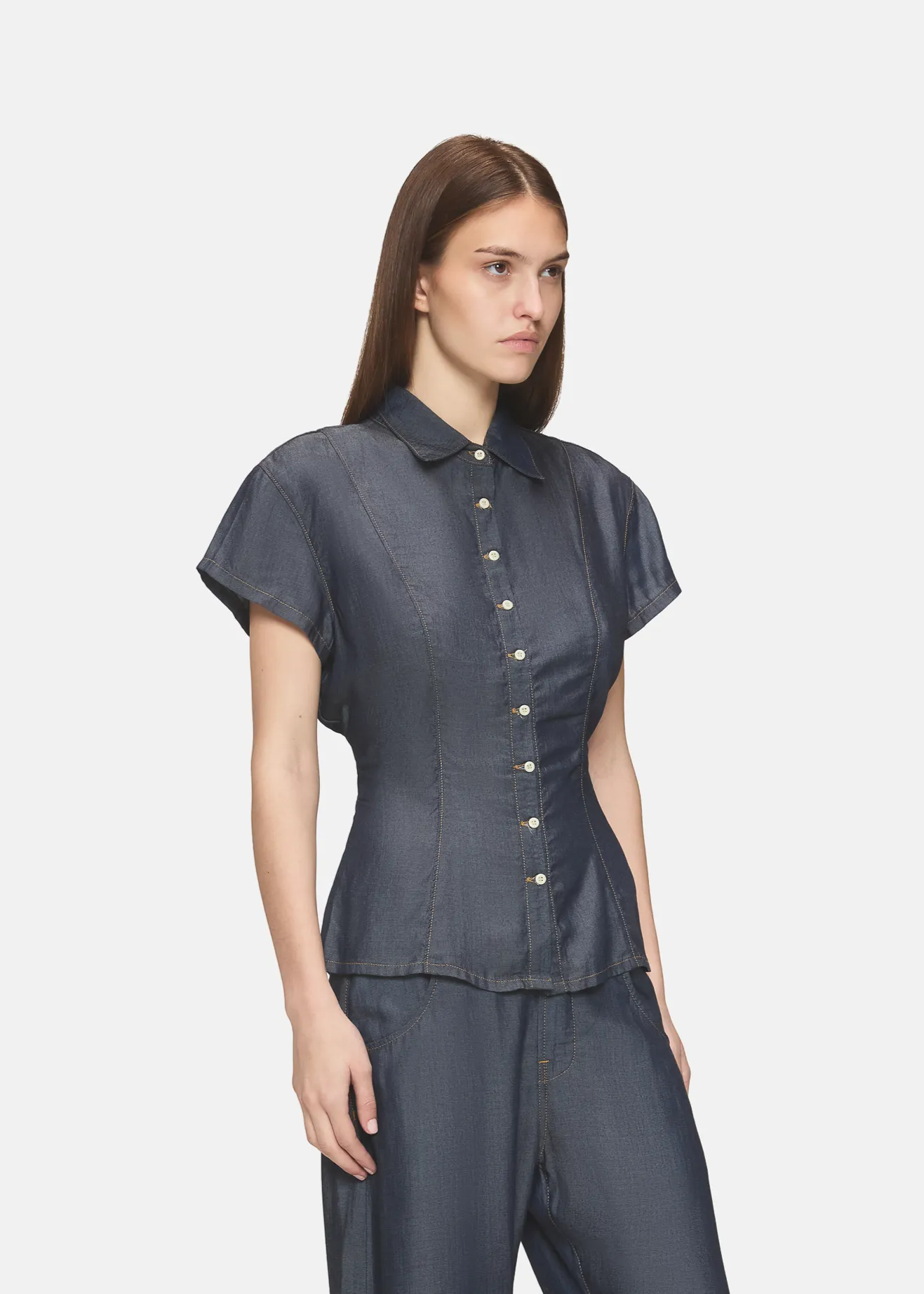 Rosie Short Sleeve Blouse Marietta sold by EB Denim product image thumbnail 3