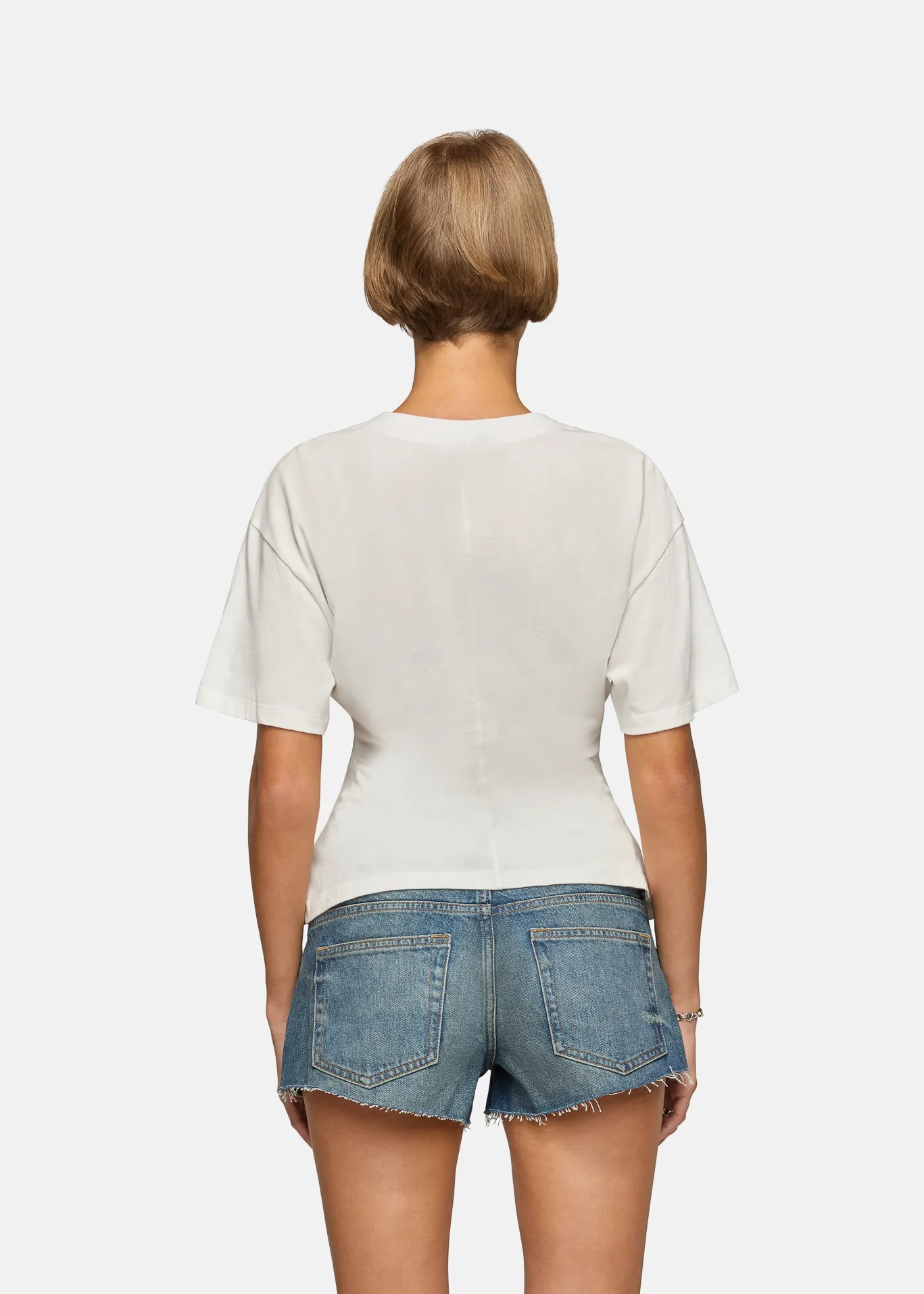 Eero Tee Lightweight White sold by EB Denim product image thumbnail 4