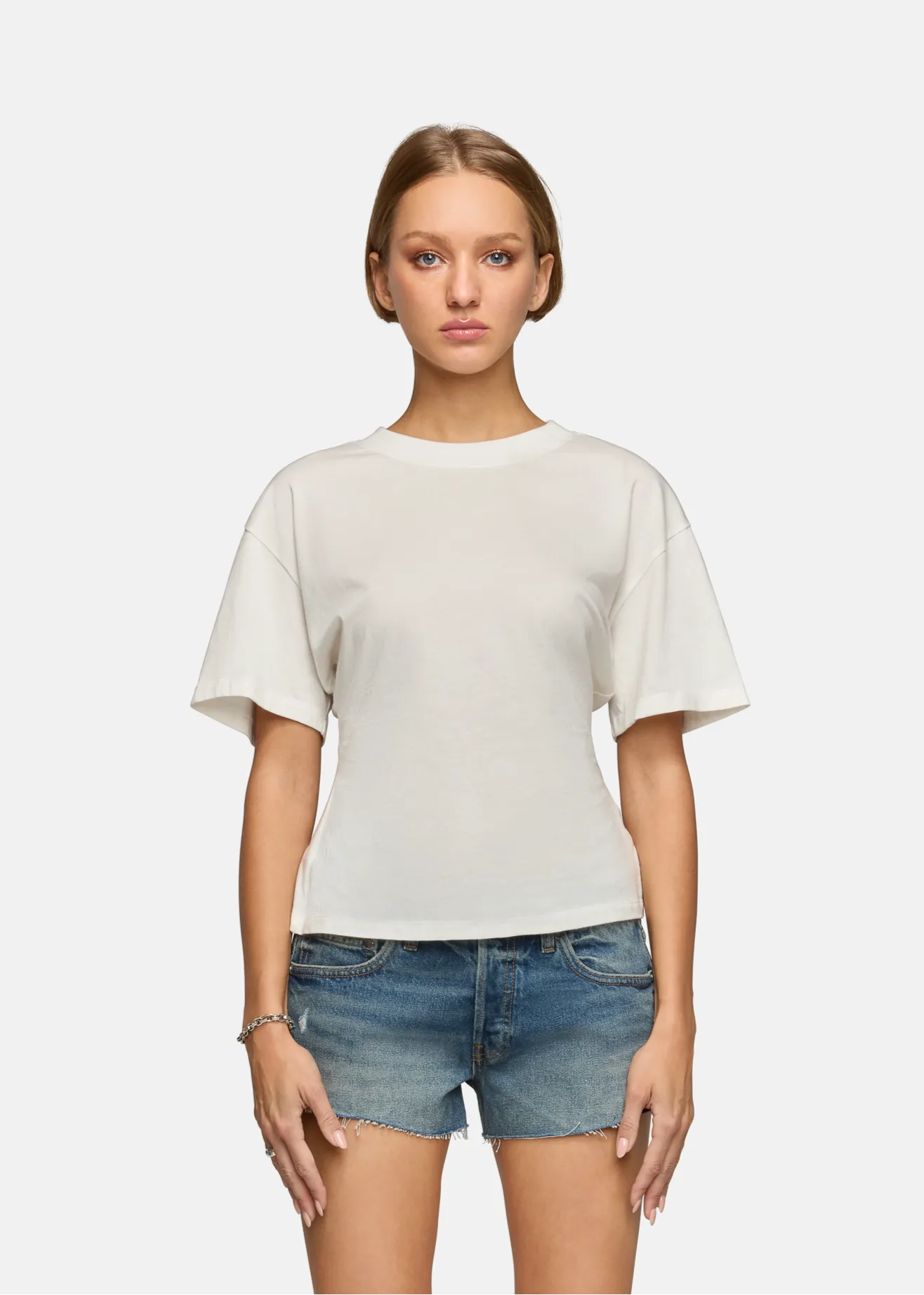 Eero Tee Lightweight White sold by EB Denim product image thumbnail 2