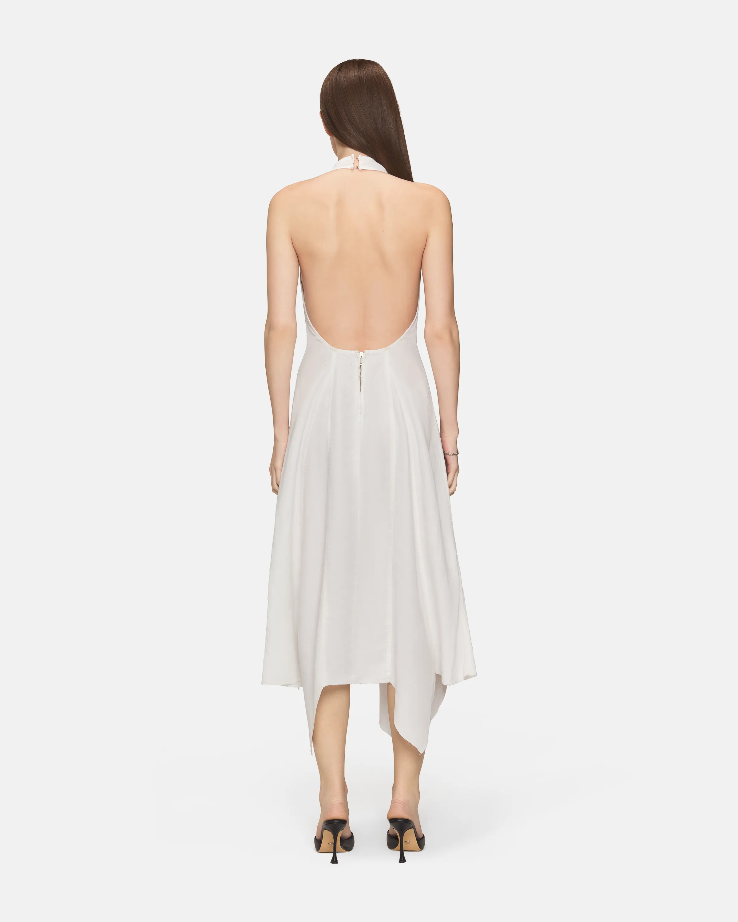 Stella Dress White Linen sold by EB Denim product image thumbnail 3