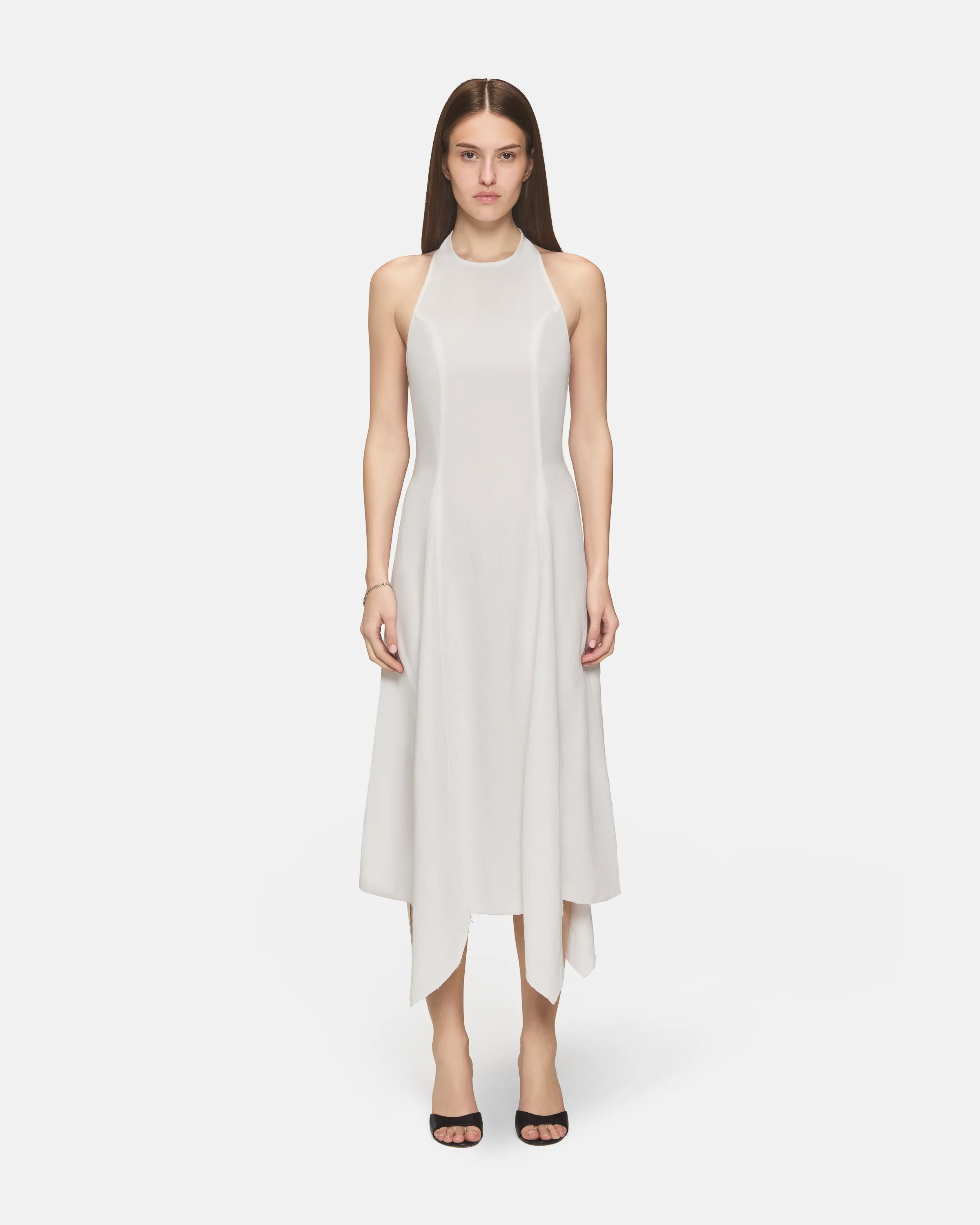 Stella Dress White Linen sold by EB Denim