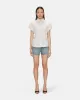 Rosie Short Sleeve Blouse White Linen sold by EB Denim