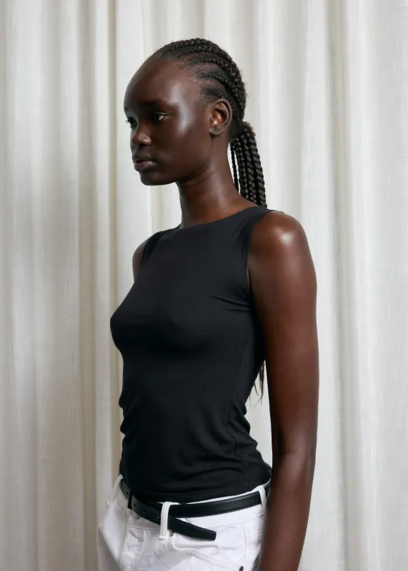 South Beverly Boat Neck Black sold by EB Denim