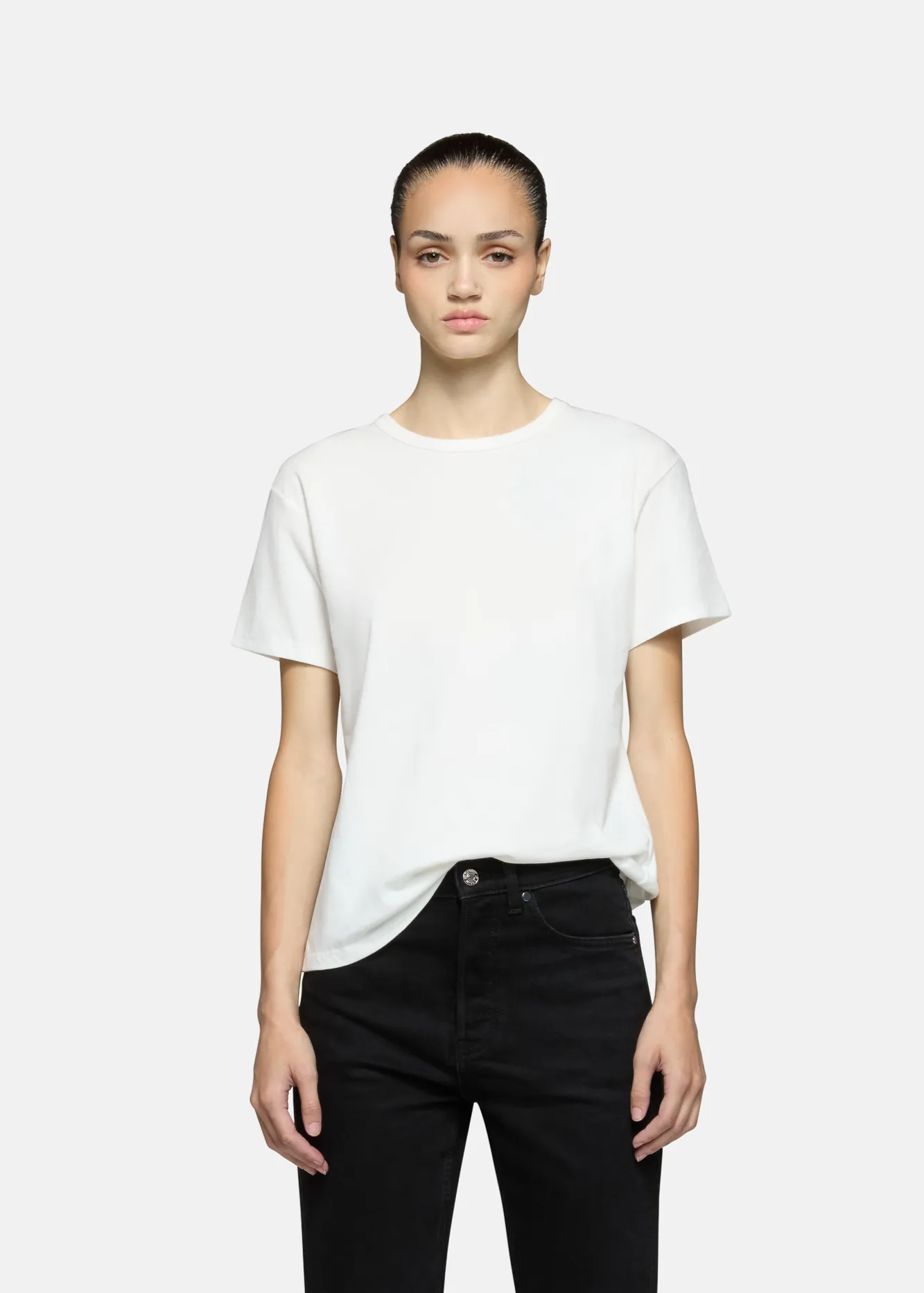 Croft Tee White sold by EB Denim