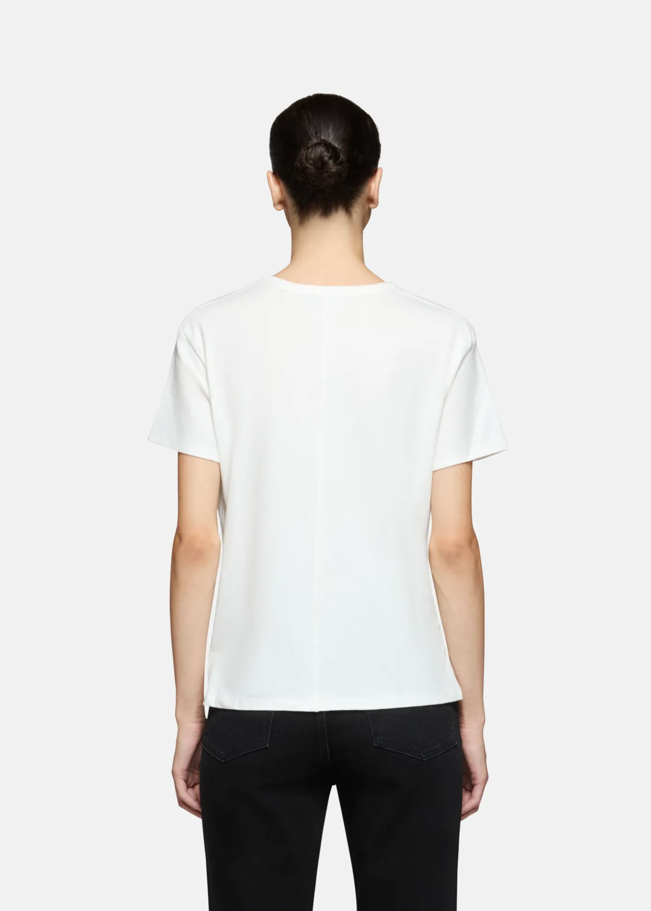 Croft Tee White sold by EB Denim product image thumbnail 3
