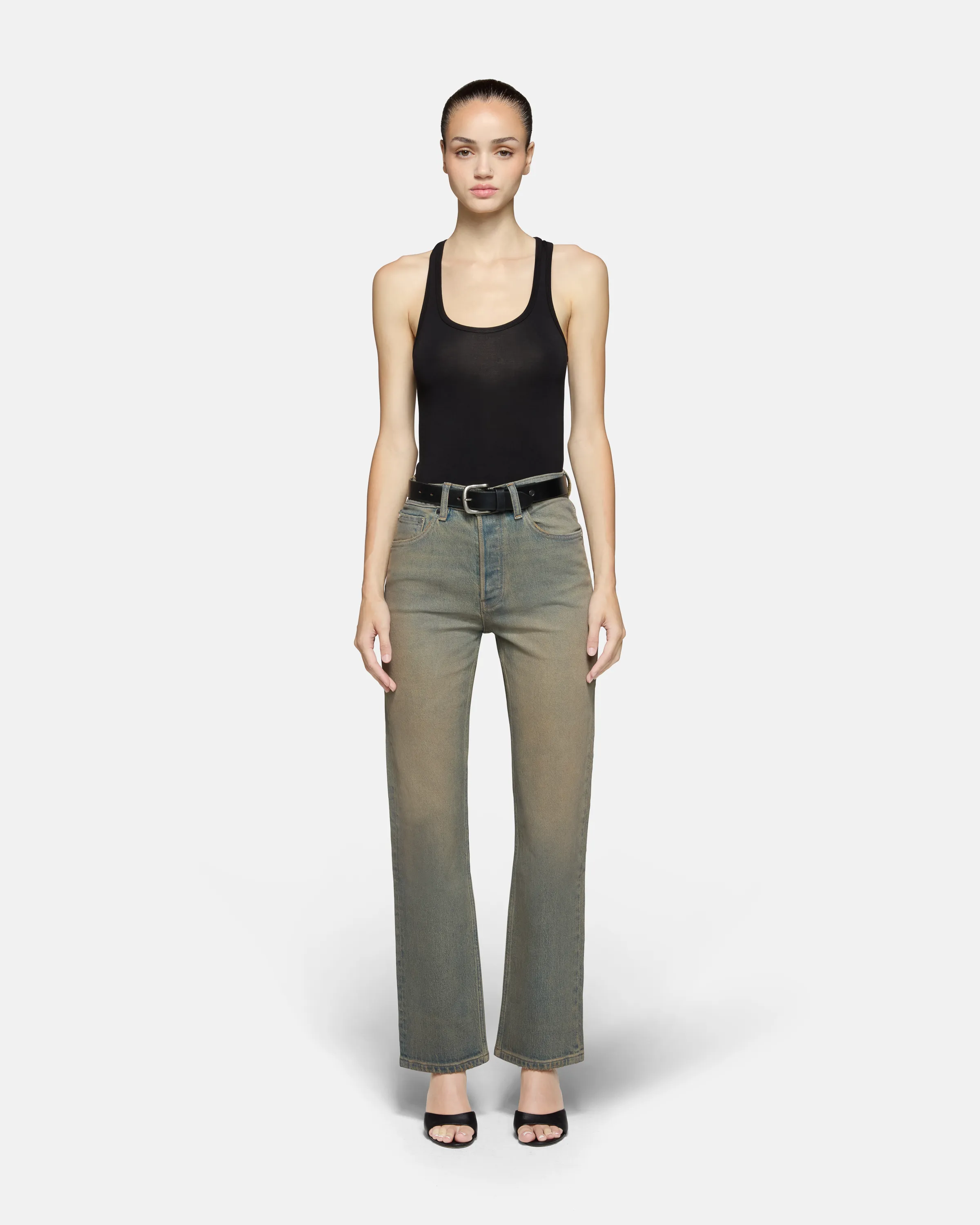 High Rise Straight Whisky sold by EB Denim