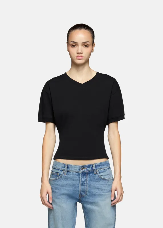 Eero V-Neck Tee Black sold by EB Denim