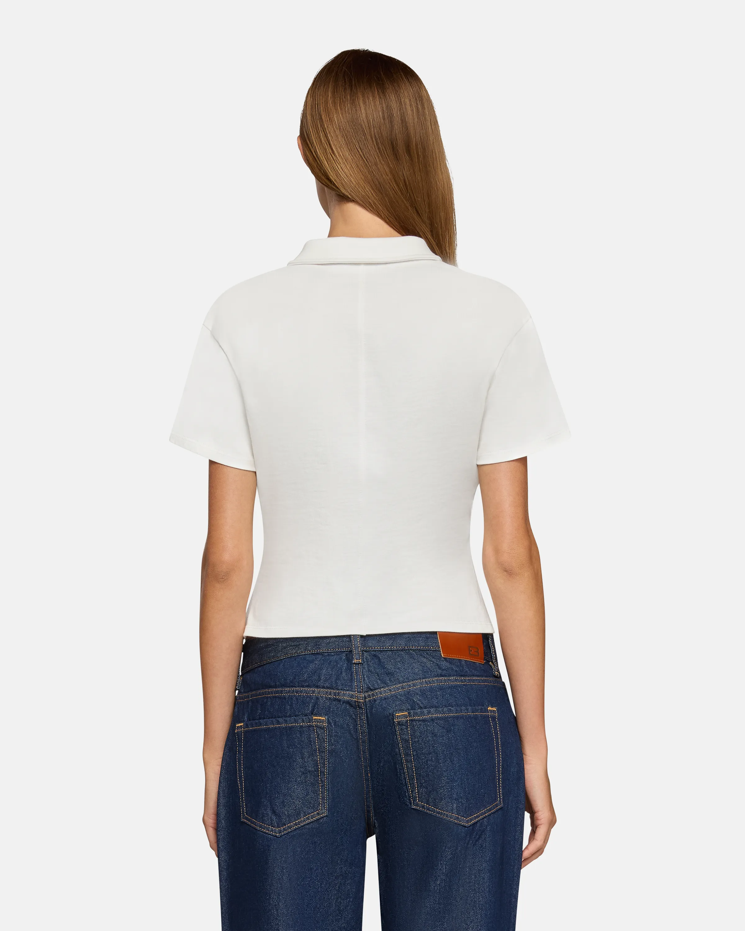 Eero Polo Tee White sold by EB Denim product image thumbnail 3