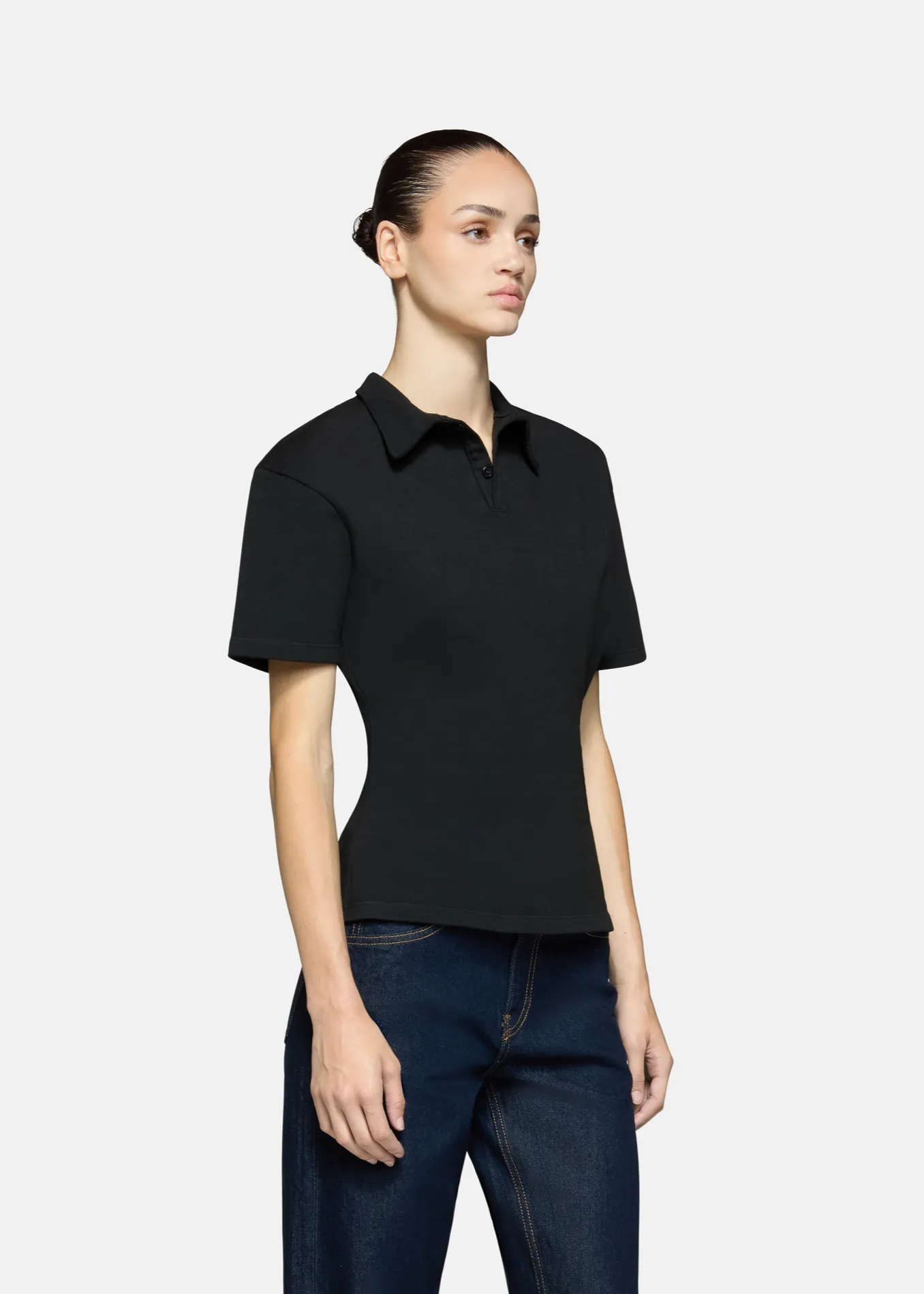 Eero Polo Tee Black sold by EB Denim product image thumbnail 2