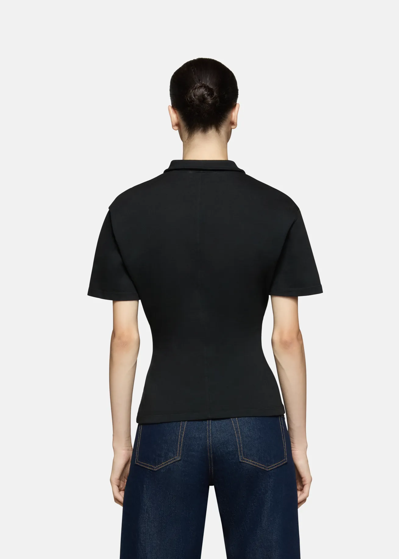 Eero Polo Tee Black sold by EB Denim product image thumbnail 3