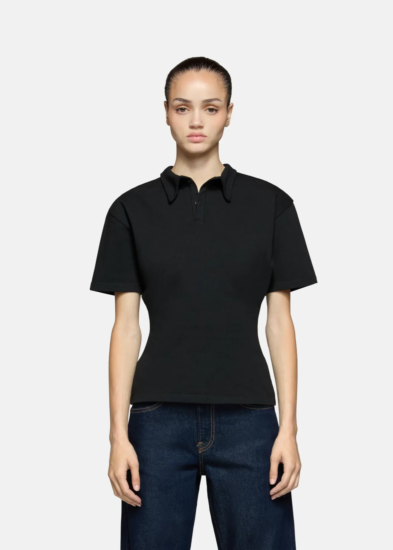 Eero Polo Tee Black sold by EB Denim
