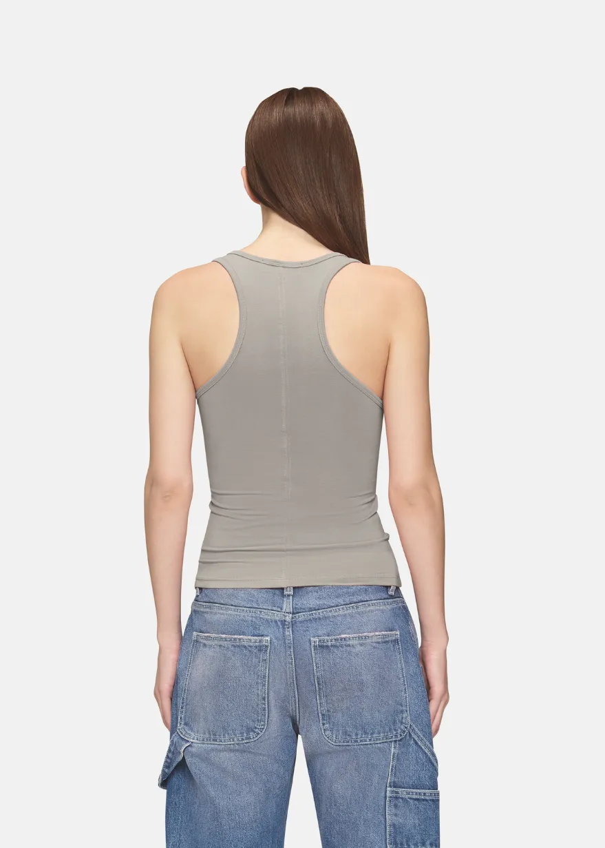 Lucy Racer Back Tank Grey Mist sold by EB Denim product image thumbnail 3
