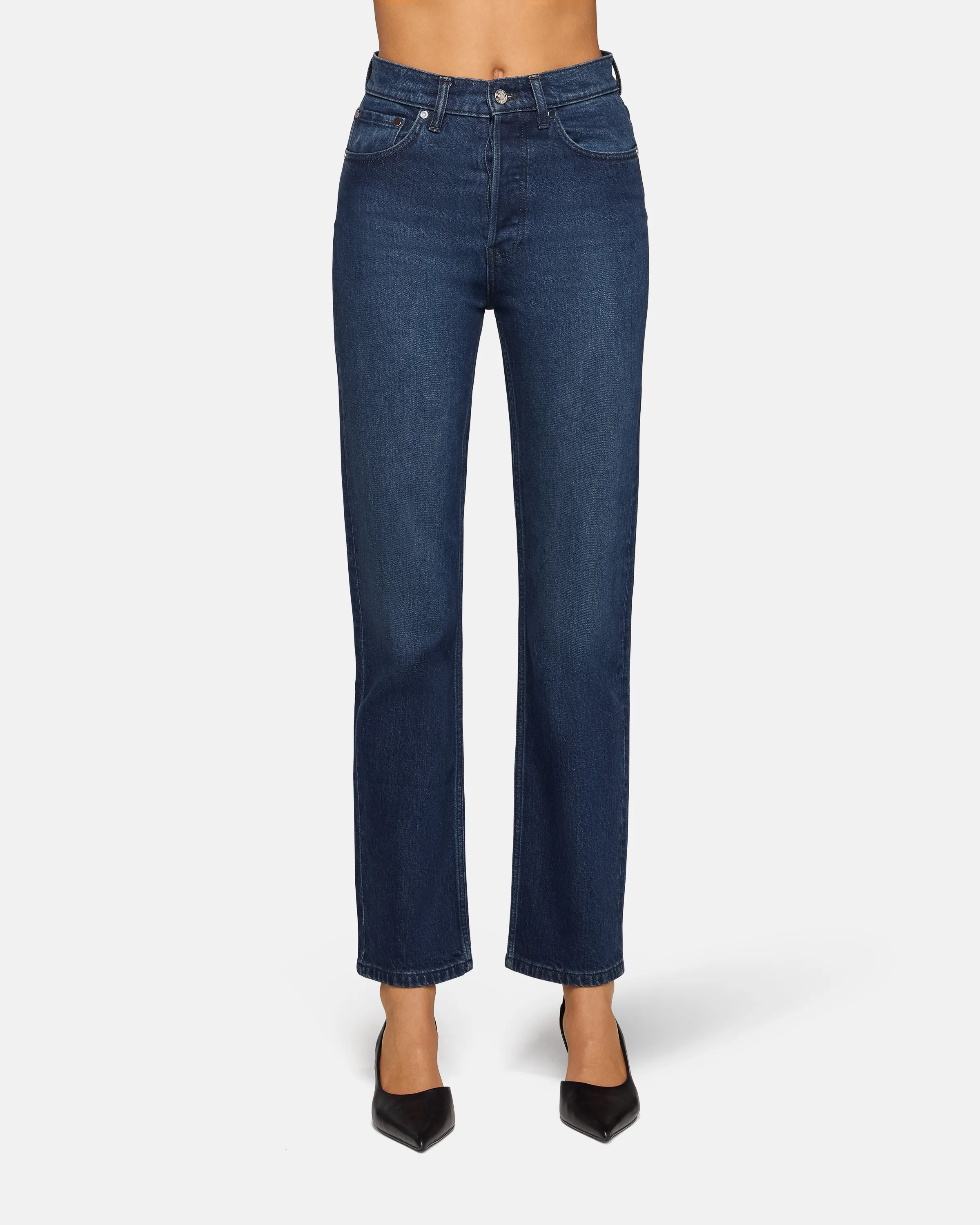 High Rise Straight Midnight Ridge sold by EB Denim product image thumbnail 2