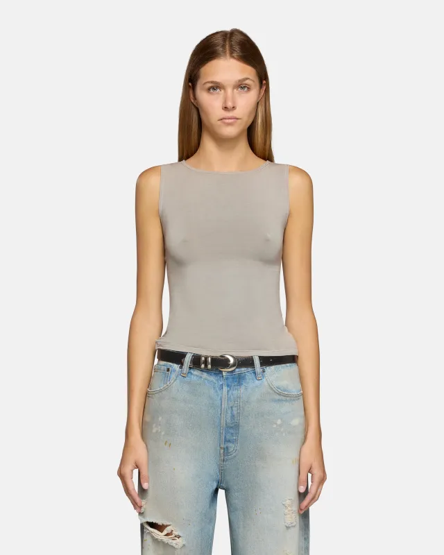 South Beverly Boat Neck Grey Mist sold by EB Denim