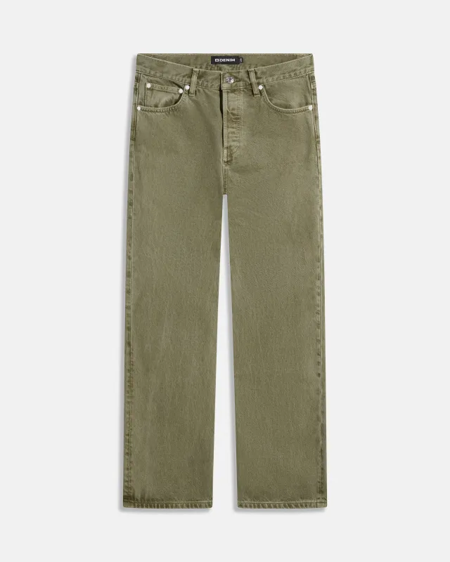 Mid Rise Baggy Army Green sold by EB Denim