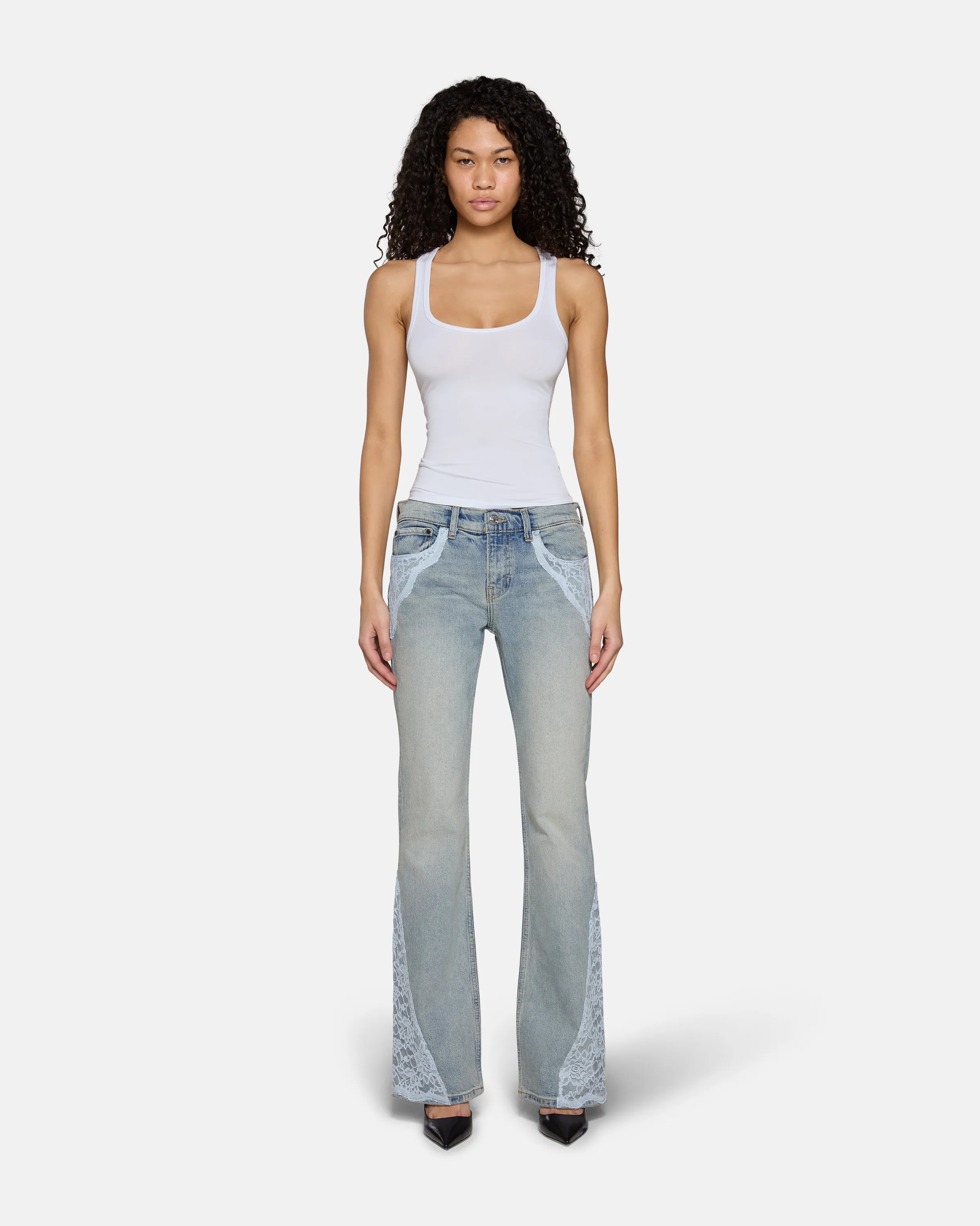 Valentine Jean Something Blue Lace sold by EB Denim