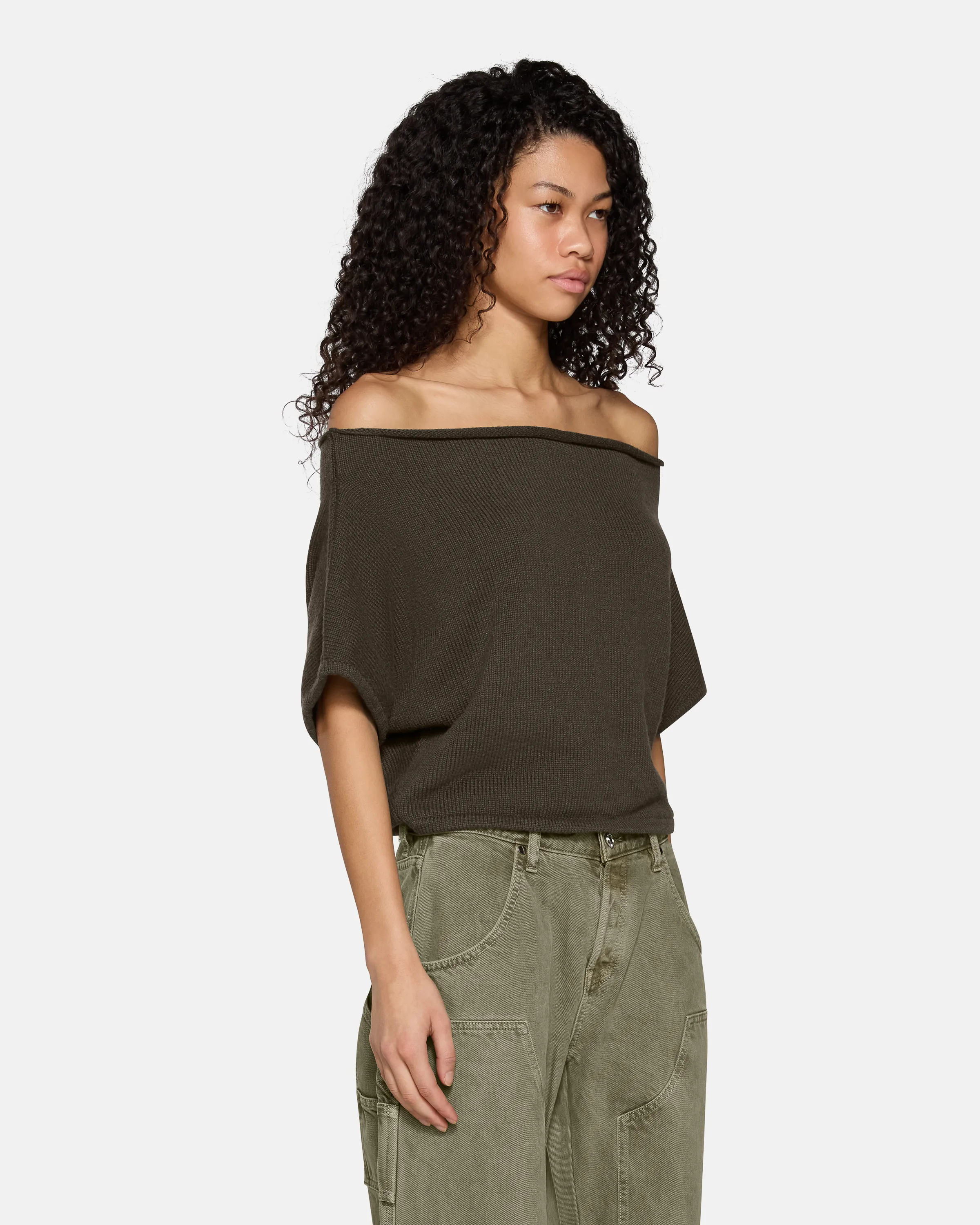 Dahlia Shrug Army Green sold by EB Denim product image thumbnail 2
