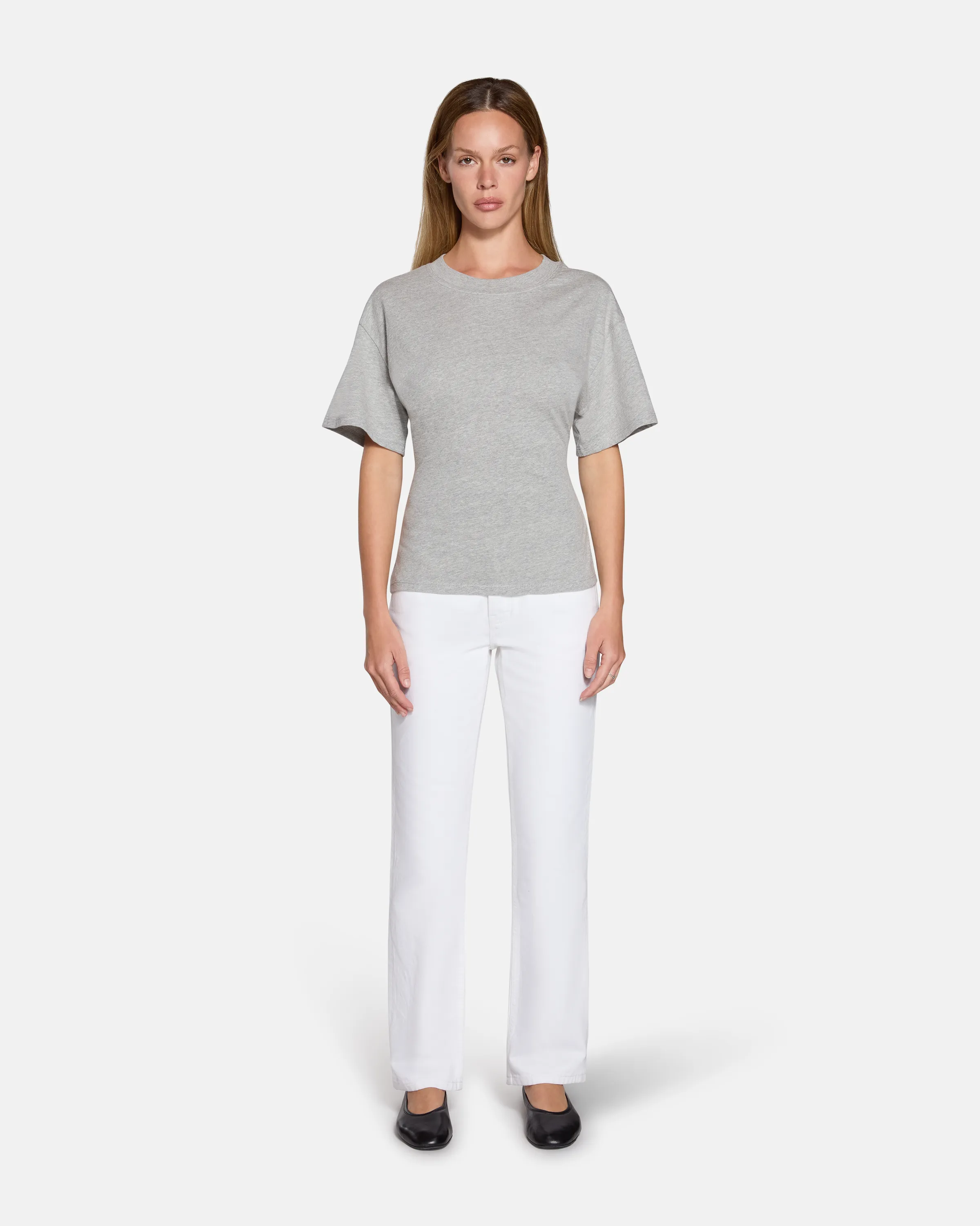 Eero Tee Heather Grey sold by EB Denim product image thumbnail 2