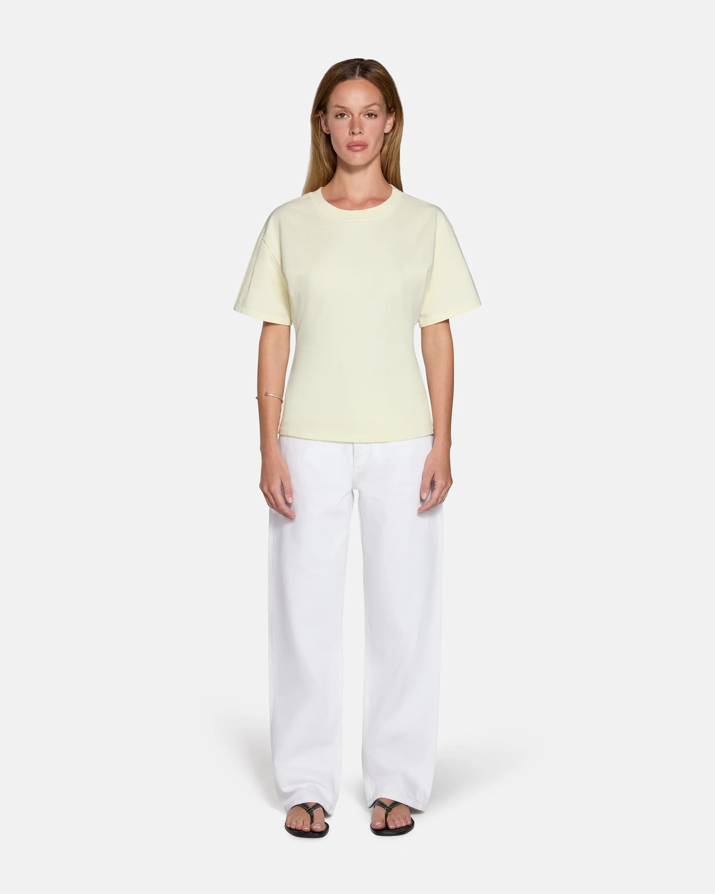 Mid Rise Baggy White sold by EB Denim product image thumbnail 2