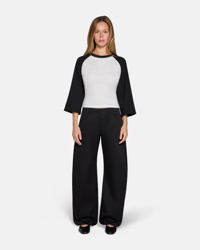 Isla Cinched Pant Black made by EB Denim