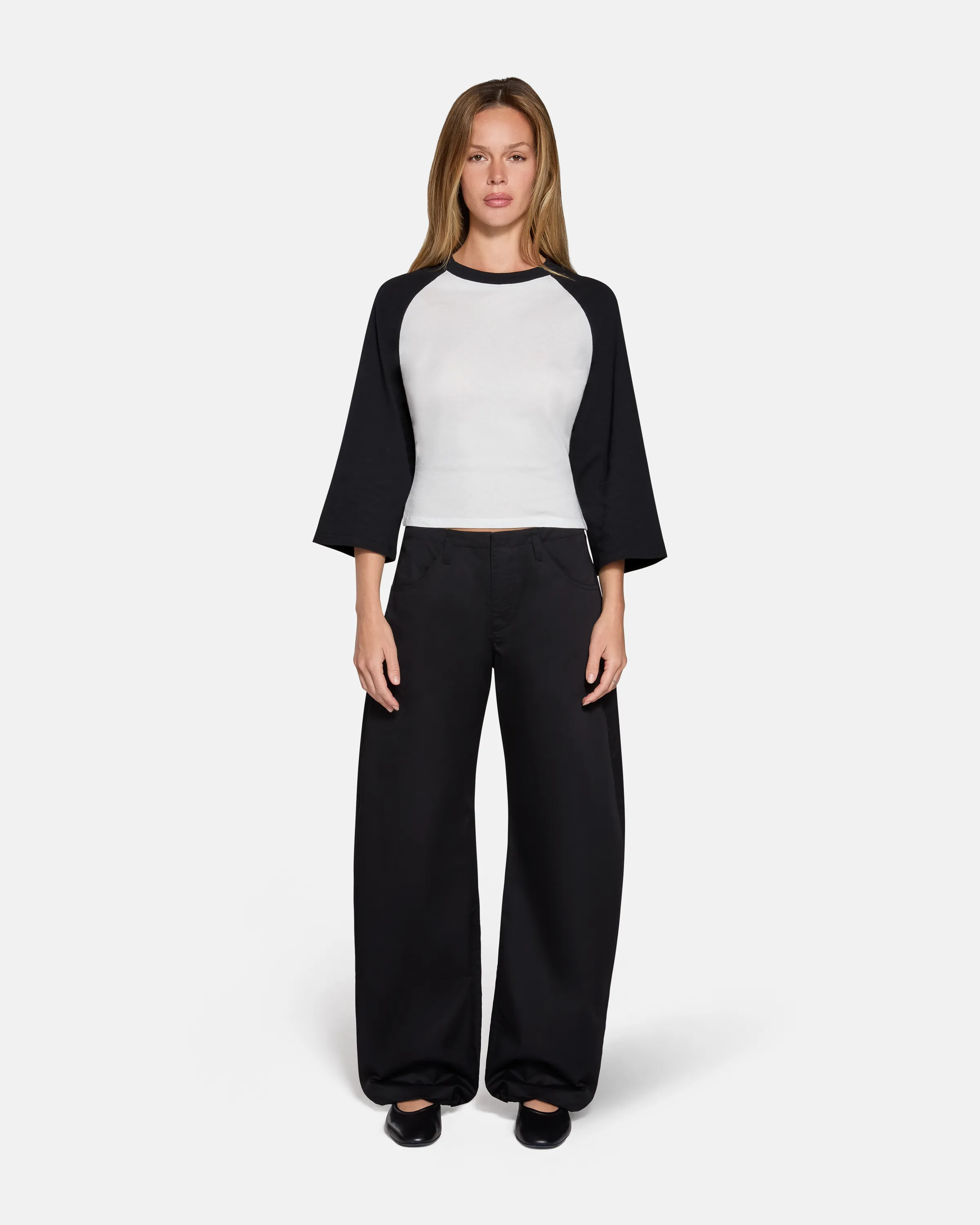 Isla Cinched Pant Black sold by EB Denim