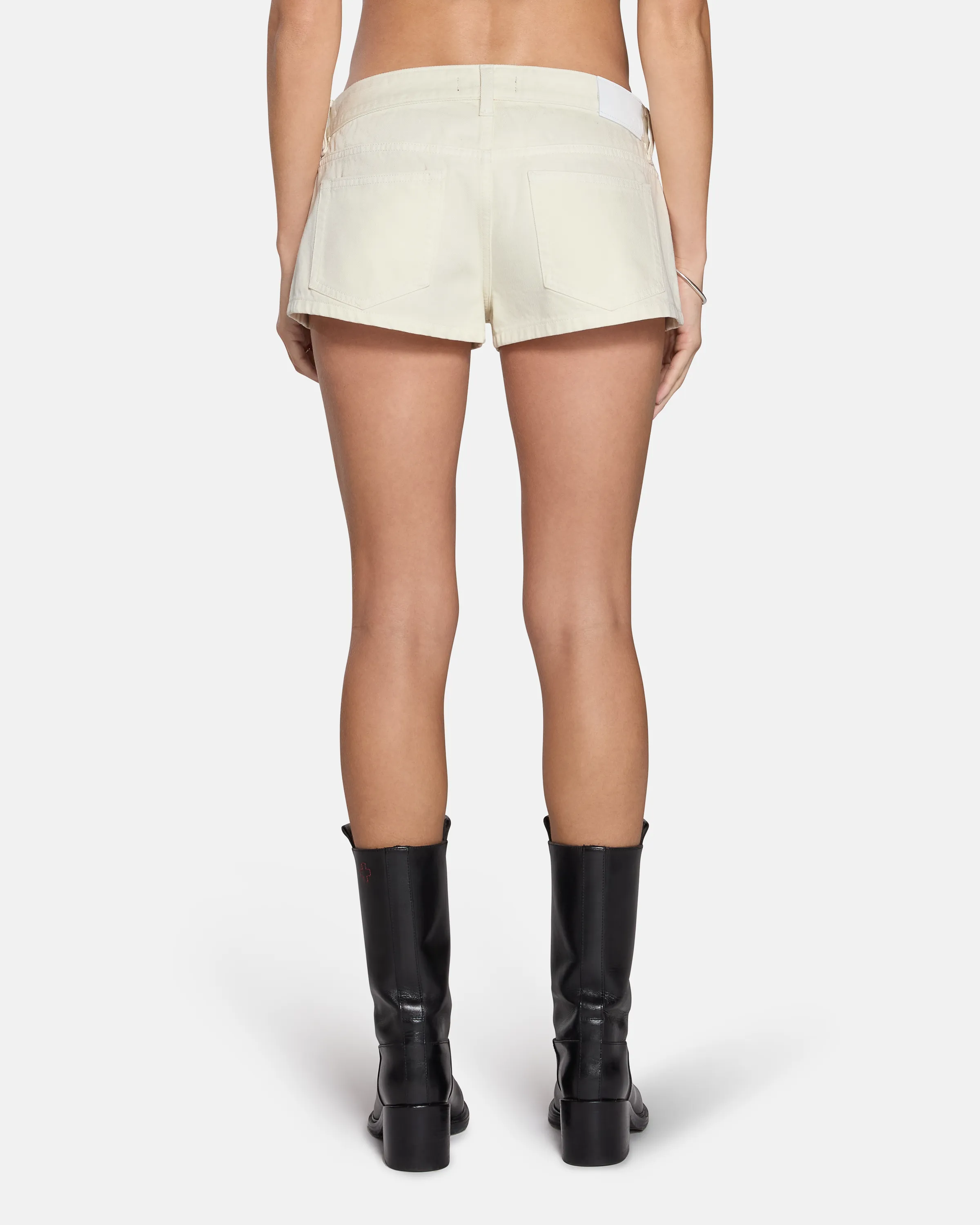 Portman Low Rise Shorts Bone sold by EB Denim product image thumbnail 5