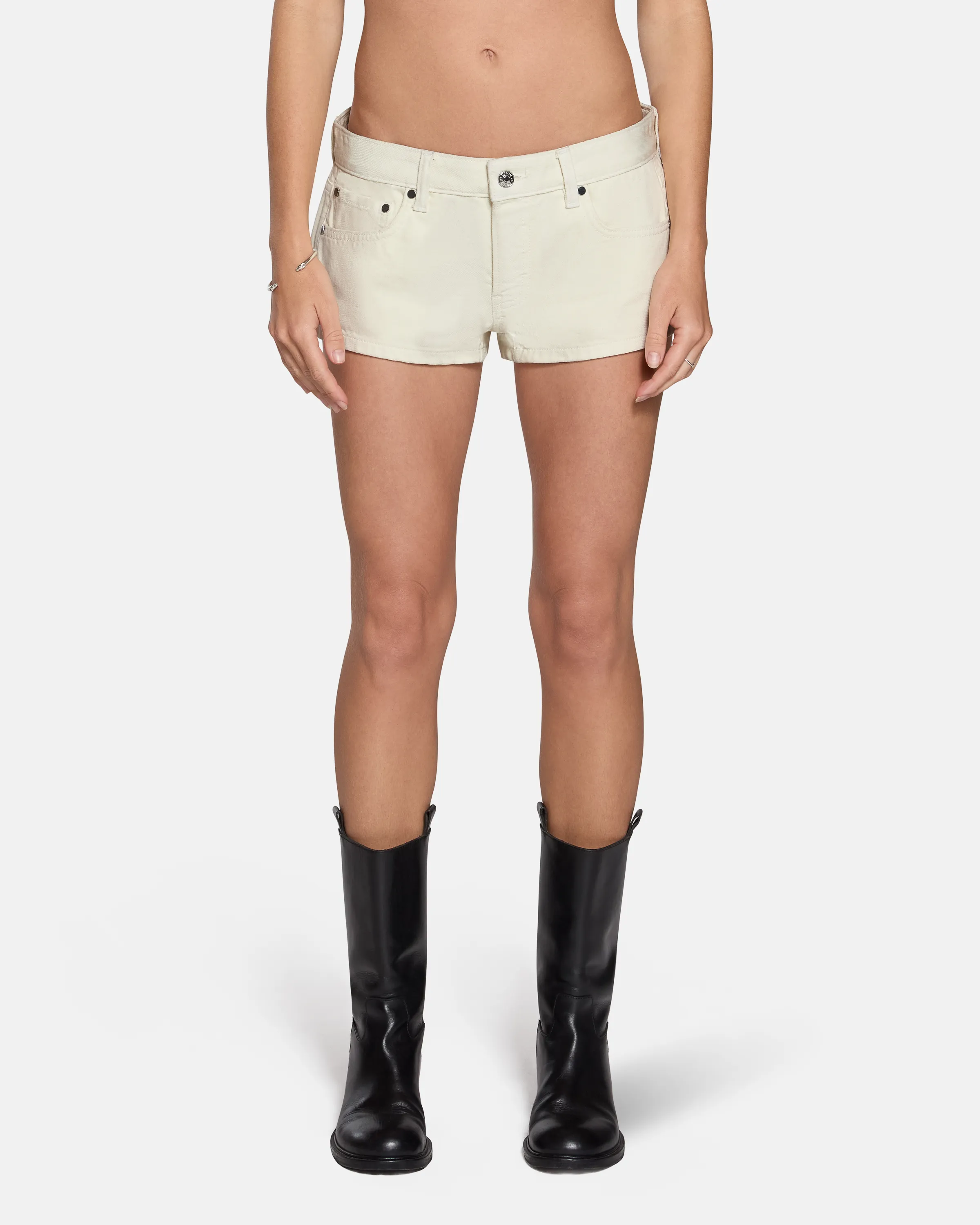 Portman Low Rise Shorts Bone sold by EB Denim product image thumbnail 3