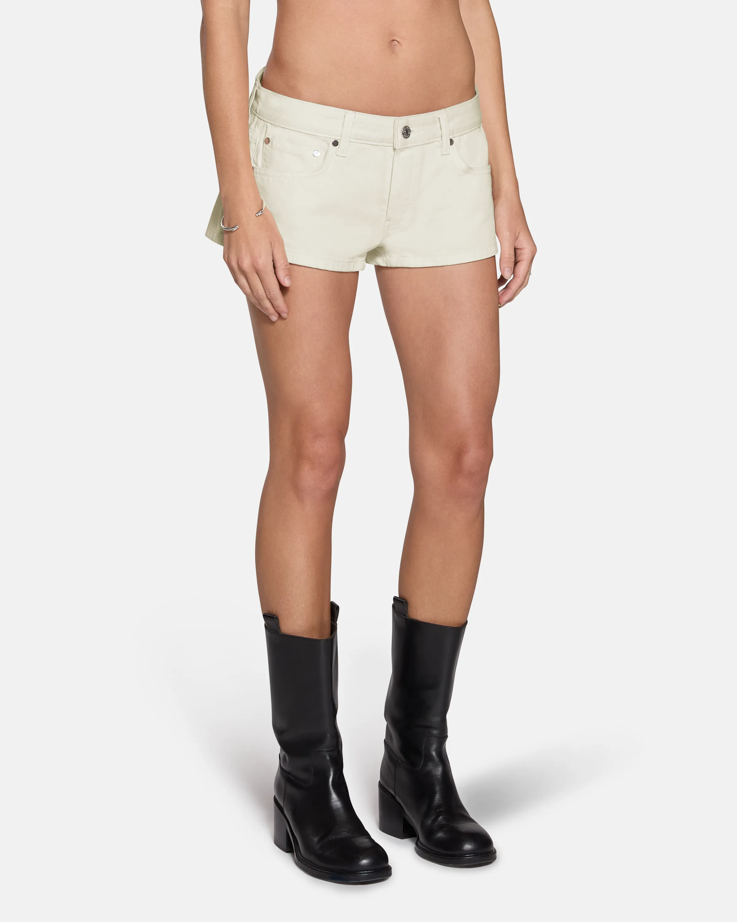 Portman Low Rise Shorts Bone sold by EB Denim product image thumbnail 4