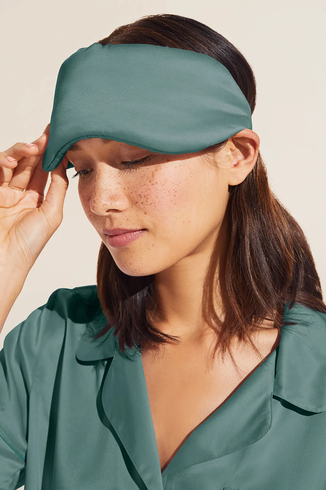 Inez Washable Silk Eye Mask sold by Eberjey