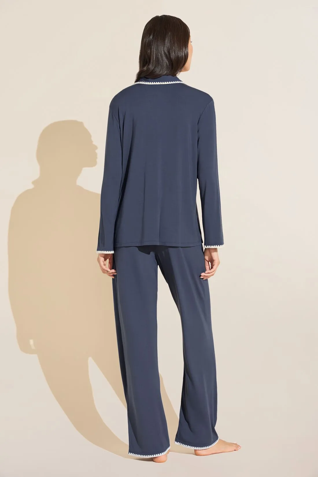 Frida TENCEL™ Modal Long PJ Set sold by Eberjey product image thumbnail 3