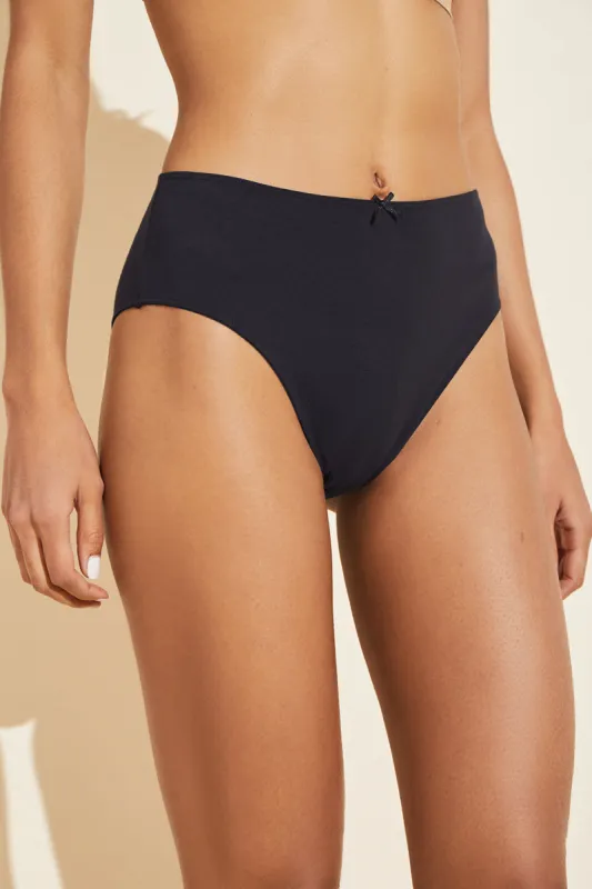 Pima Stretch Cotton Highwaist Brief sold by Eberjey