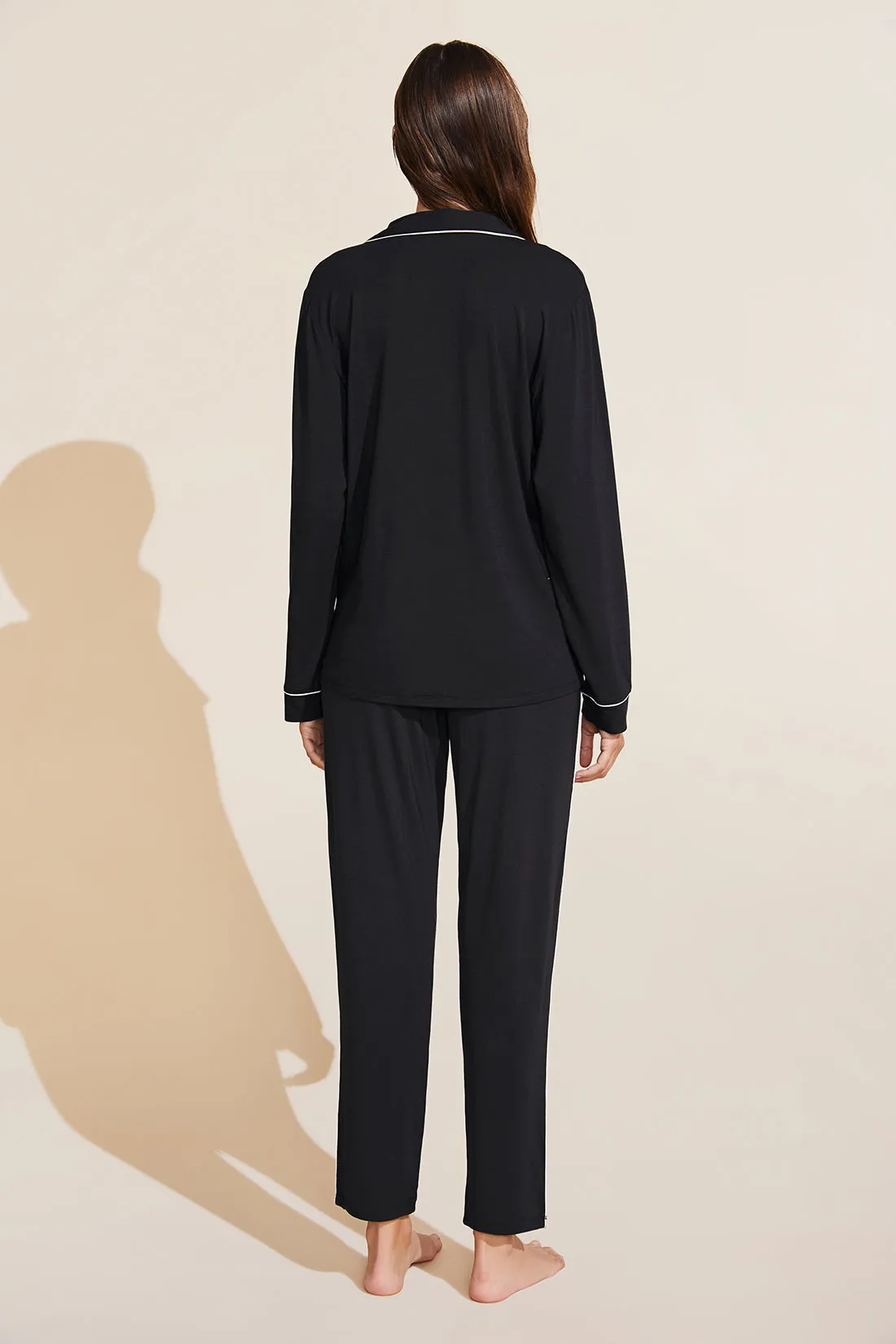 Gisele TENCEL™ Modal Tuxedo Slim PJ Set sold by Eberjey product image thumbnail 4