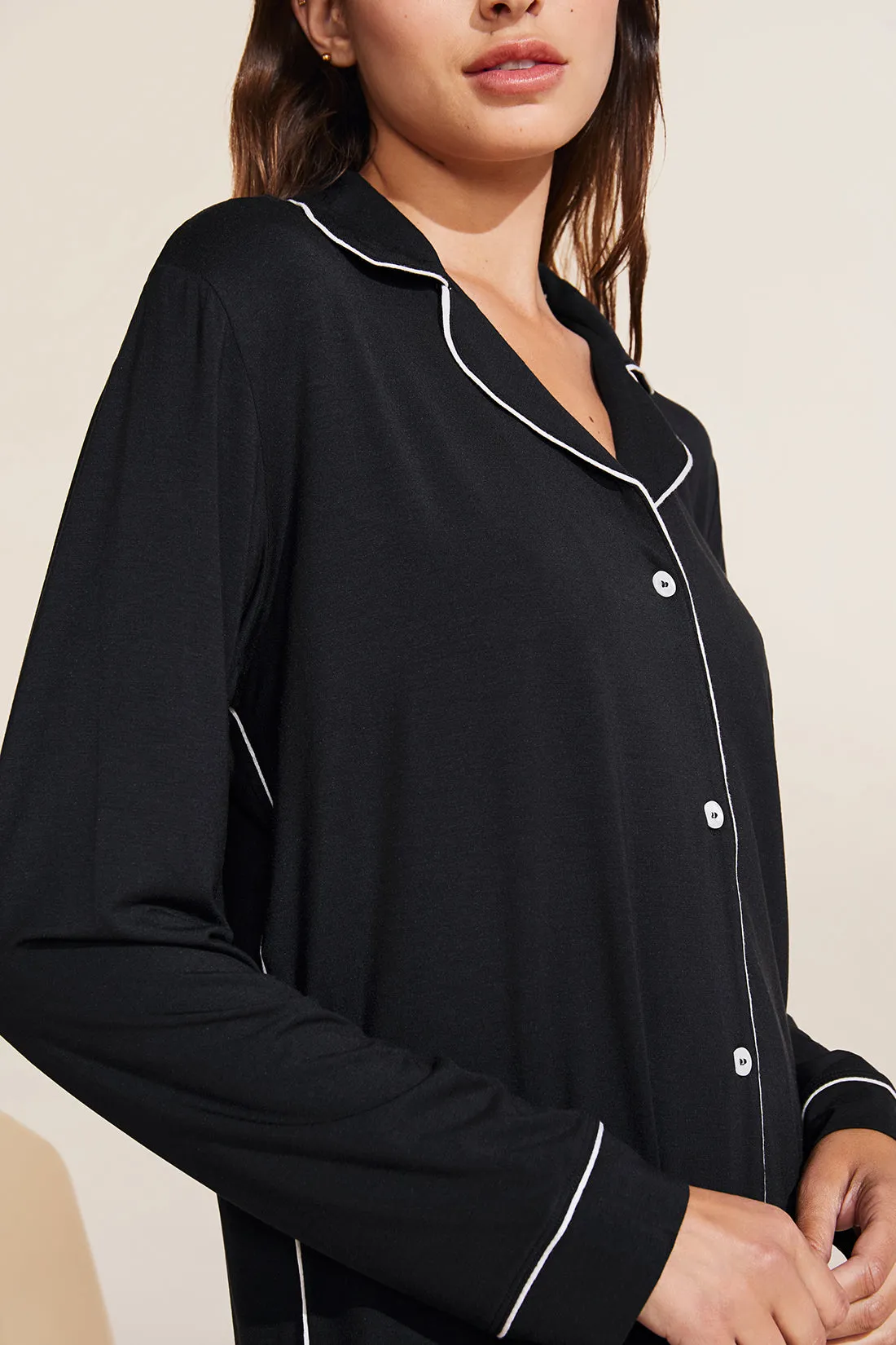 Gisele TENCEL™ Modal Tuxedo Slim PJ Set sold by Eberjey product image thumbnail 2