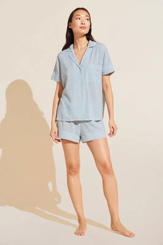 Nautico Shortie Short PJ Set sold by Eberjey