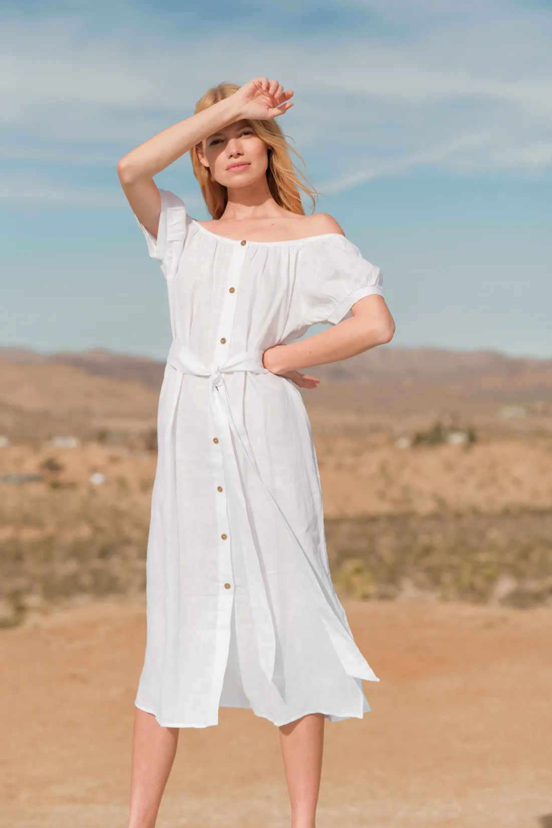 Harper Linen Dress sold by Eberjey product image thumbnail 2