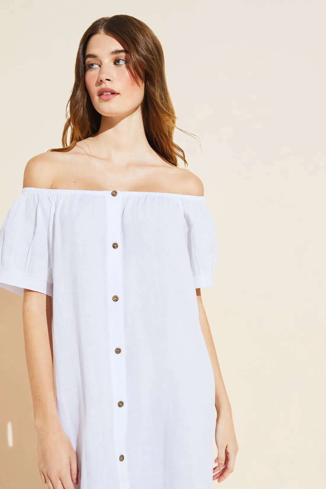 Harper Linen Dress sold by Eberjey product image thumbnail 3