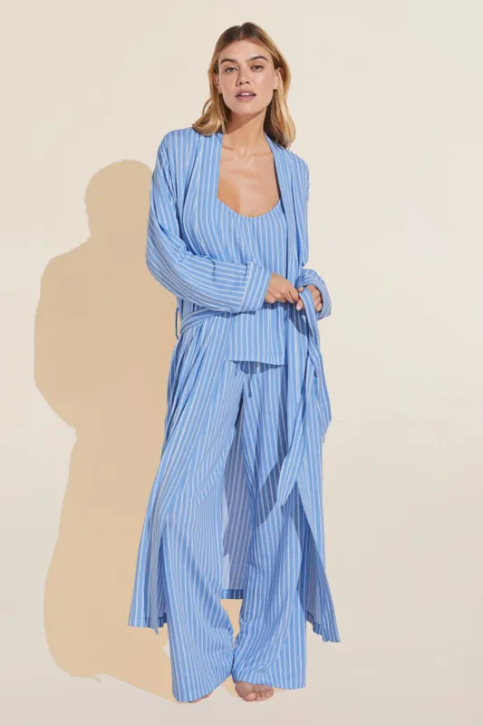 Gisele Printed TENCEL™ Modal Long Robe sold by Eberjey