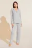 Gisele TENCEL Modal Rib Long PJ Set sold by Eberjey