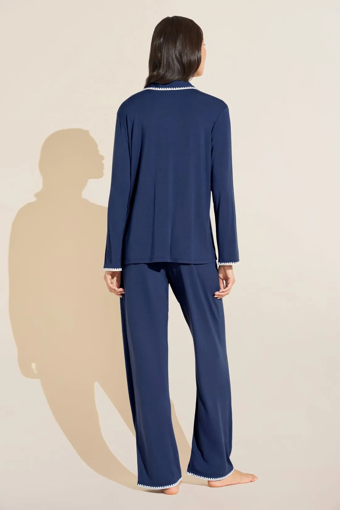 Frida TENCEL™ Modal Long PJ Set sold by Eberjey product image thumbnail 3