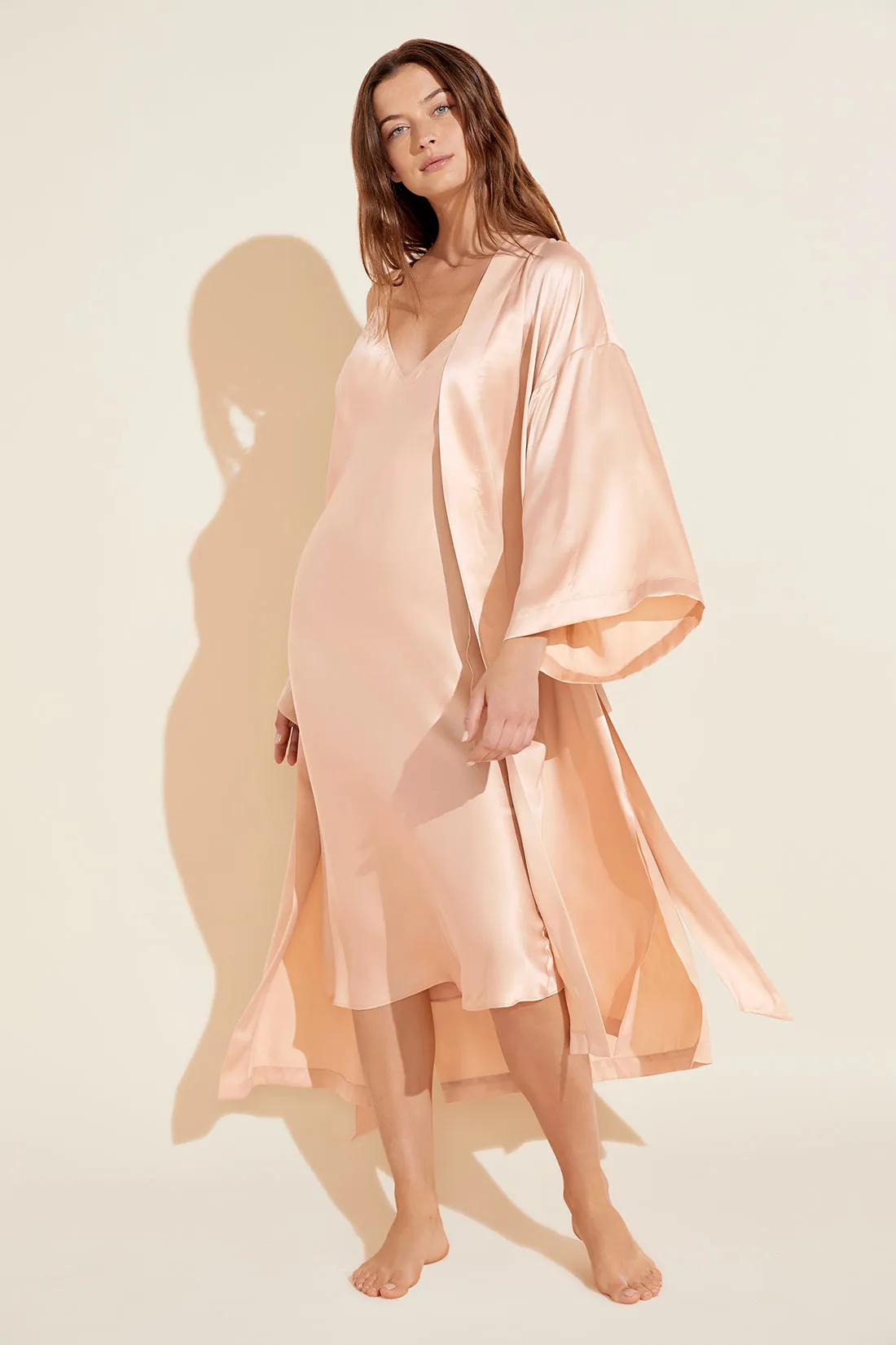 Inez Washable Silk Slip Dress sold by Eberjey product image thumbnail 4